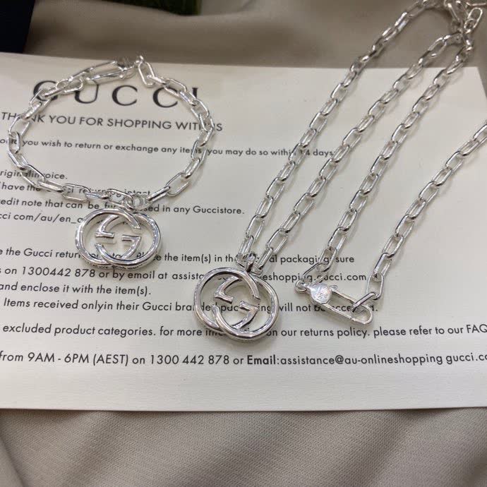 Gucci Silver Chain Necklace