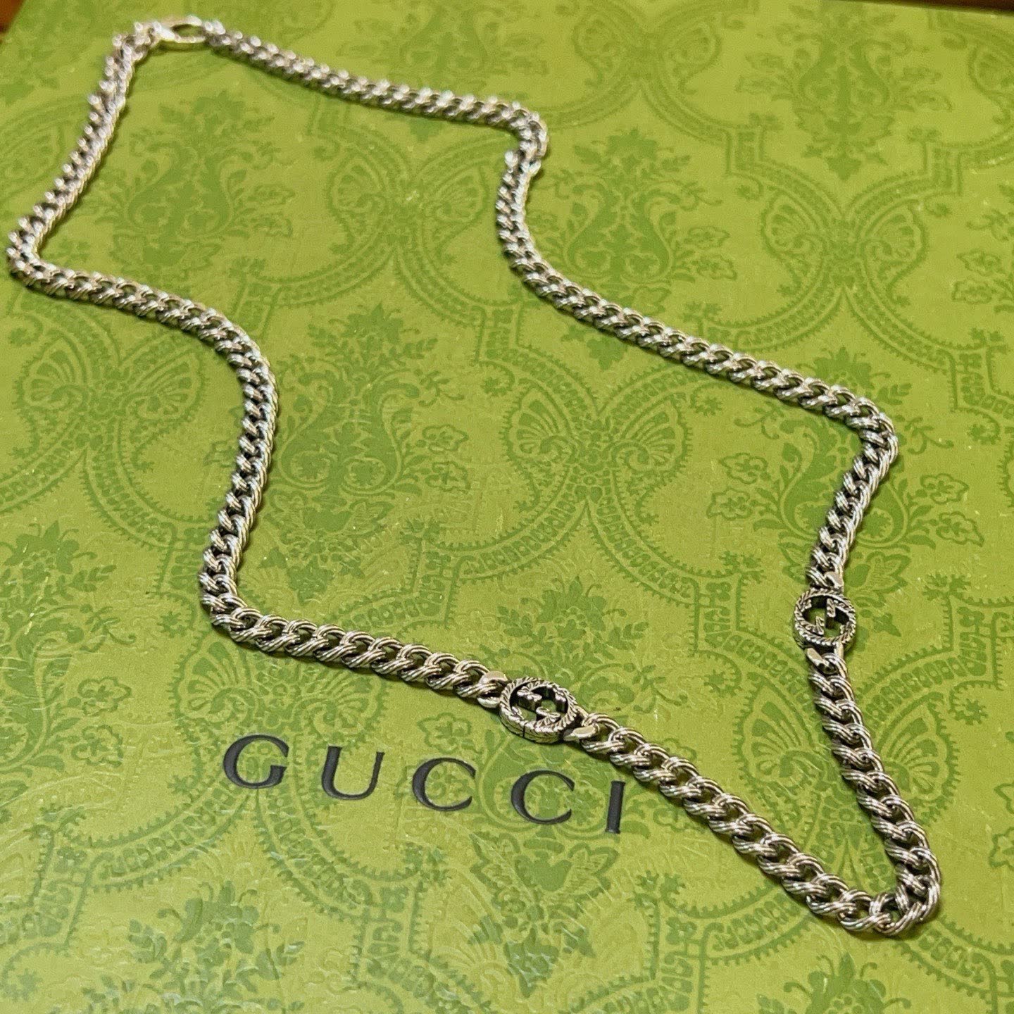 Gucci Silver Chain Necklace