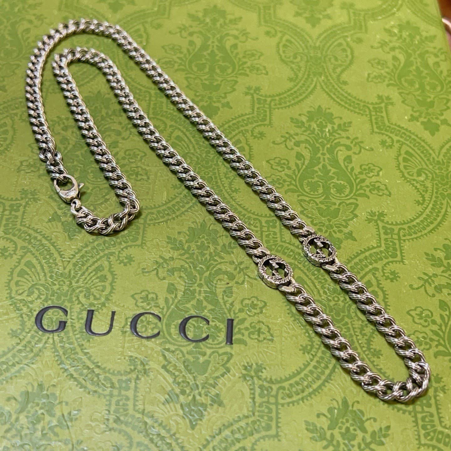 Gucci Silver Chain Necklace