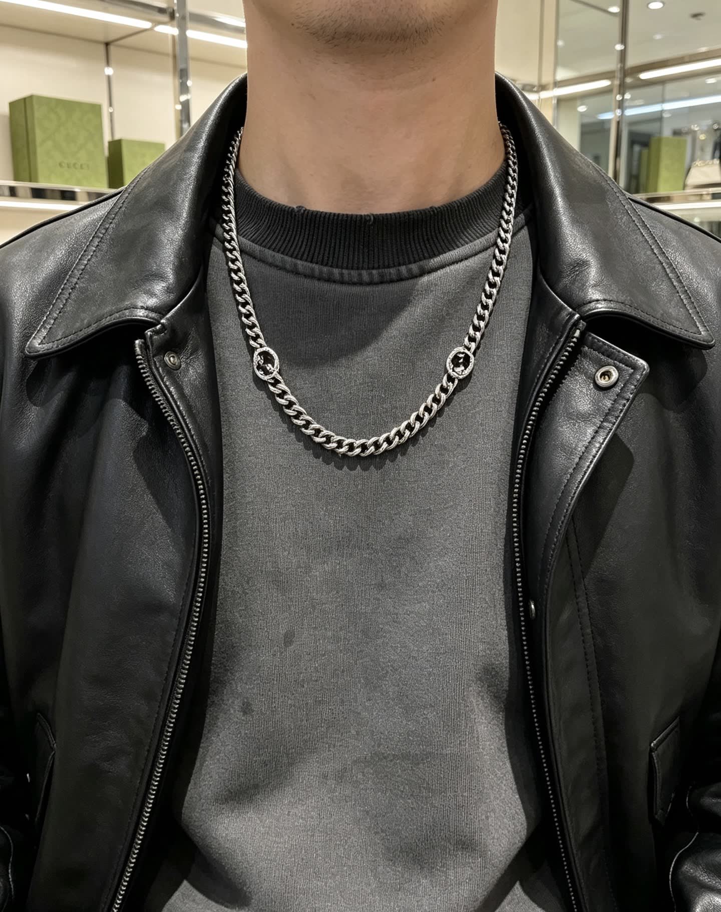 Gucci Silver Chain Necklace