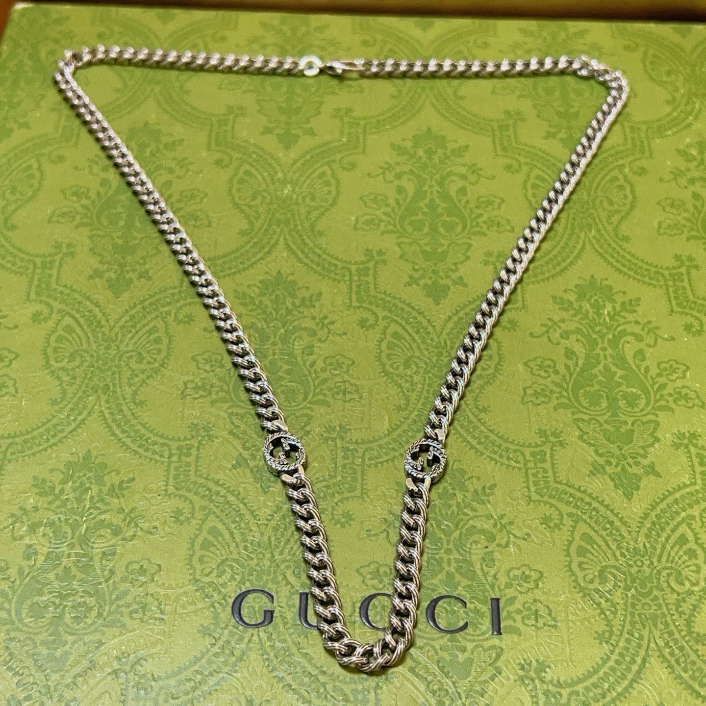 Gucci Silver Chain Necklace