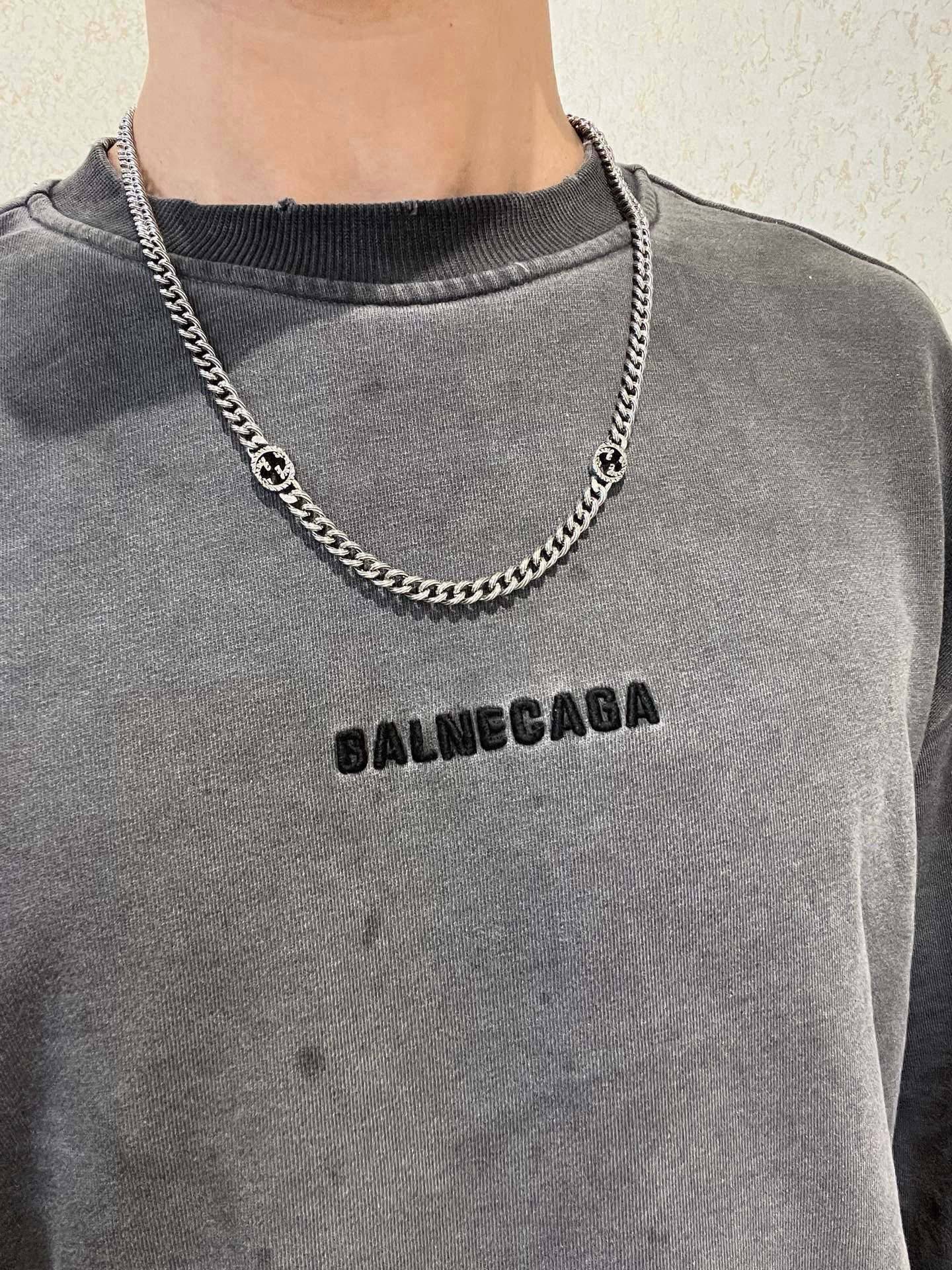 Gucci Silver Chain Necklace