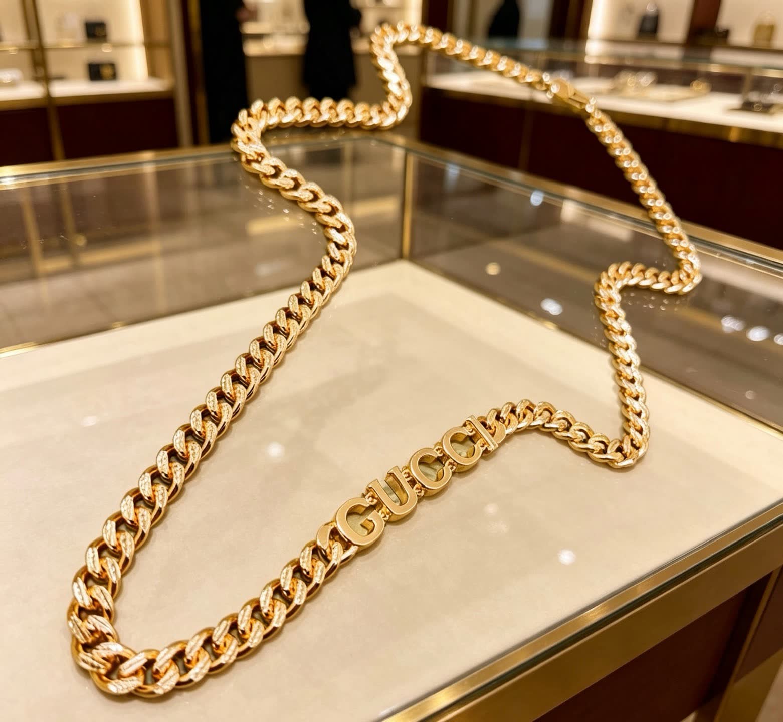 Gucci Cuccurulo Gold-Plated Chain Necklace