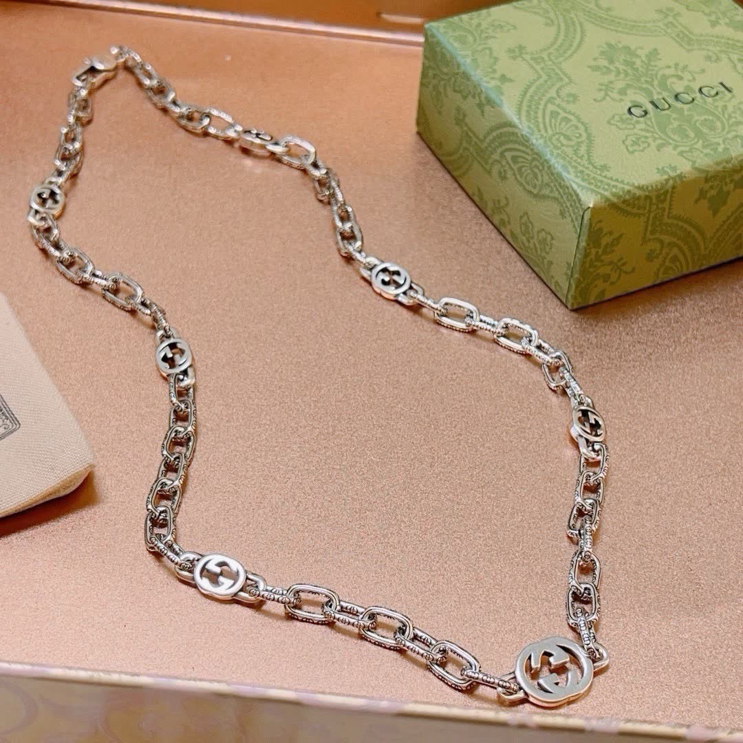 Gucci Silver Chain Necklace