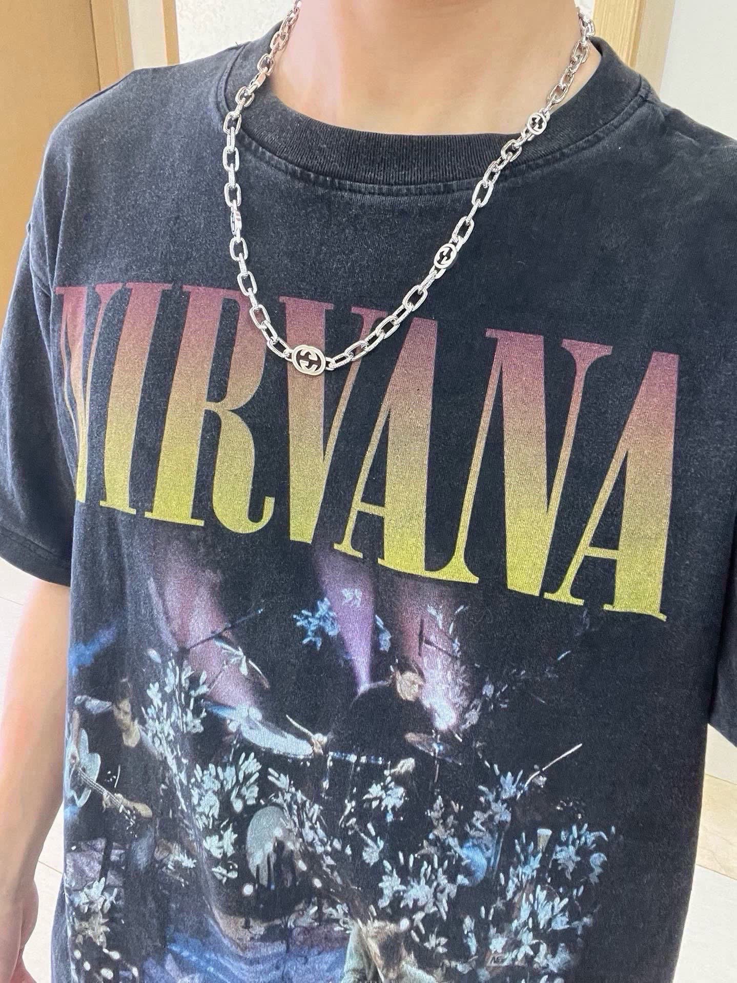 Gucci Silver Chain Necklace