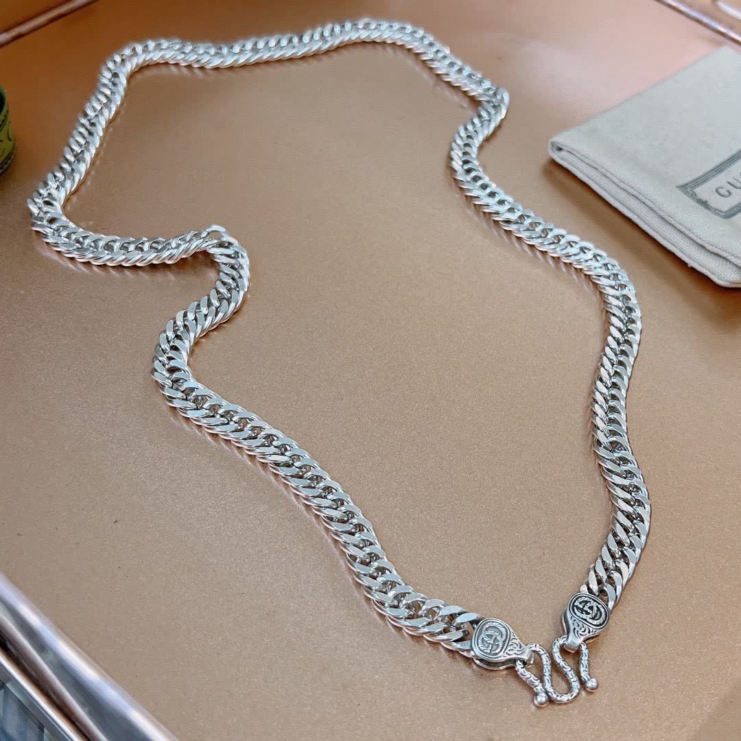 Gucci Silver Chain Necklace