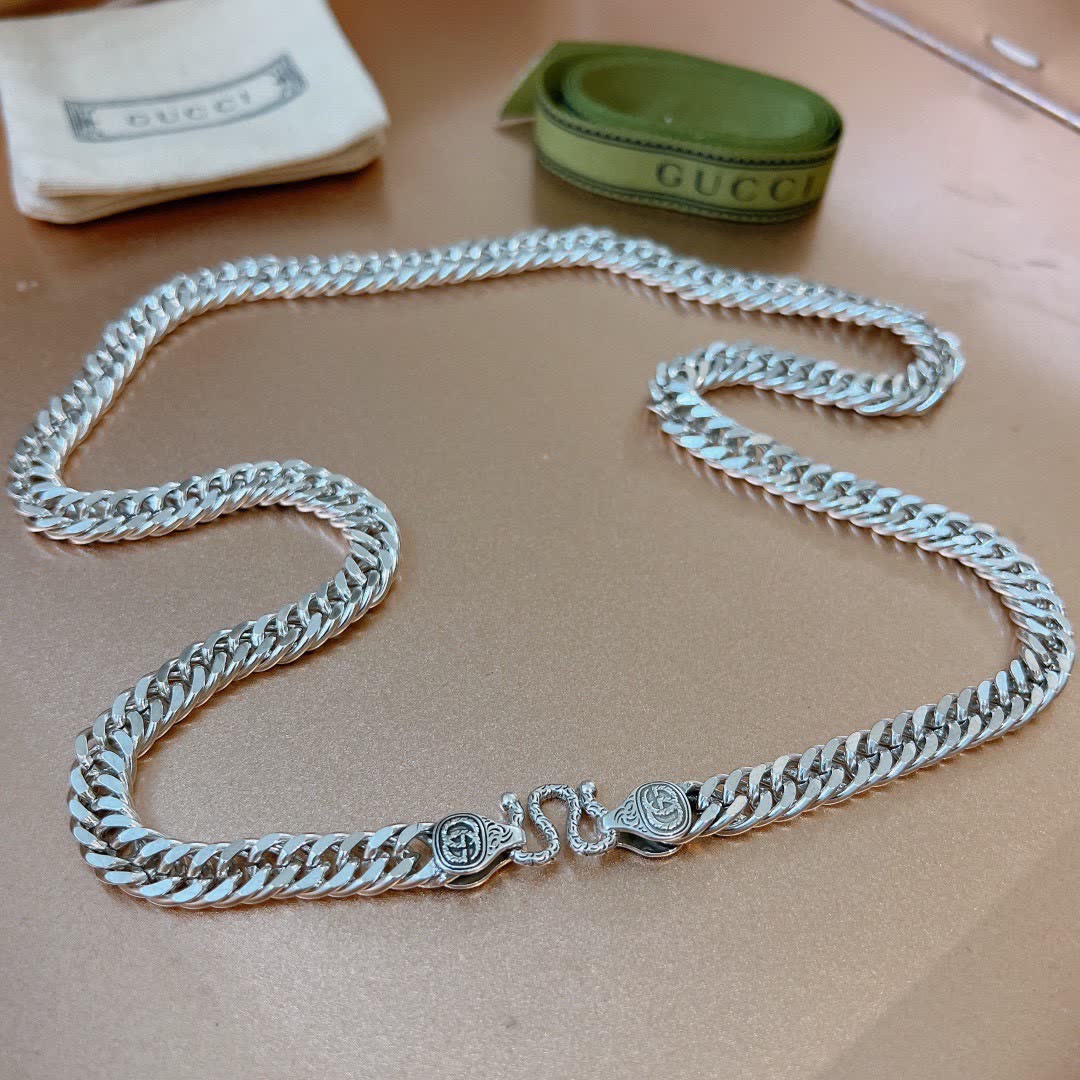 Gucci Silver Chain Necklace