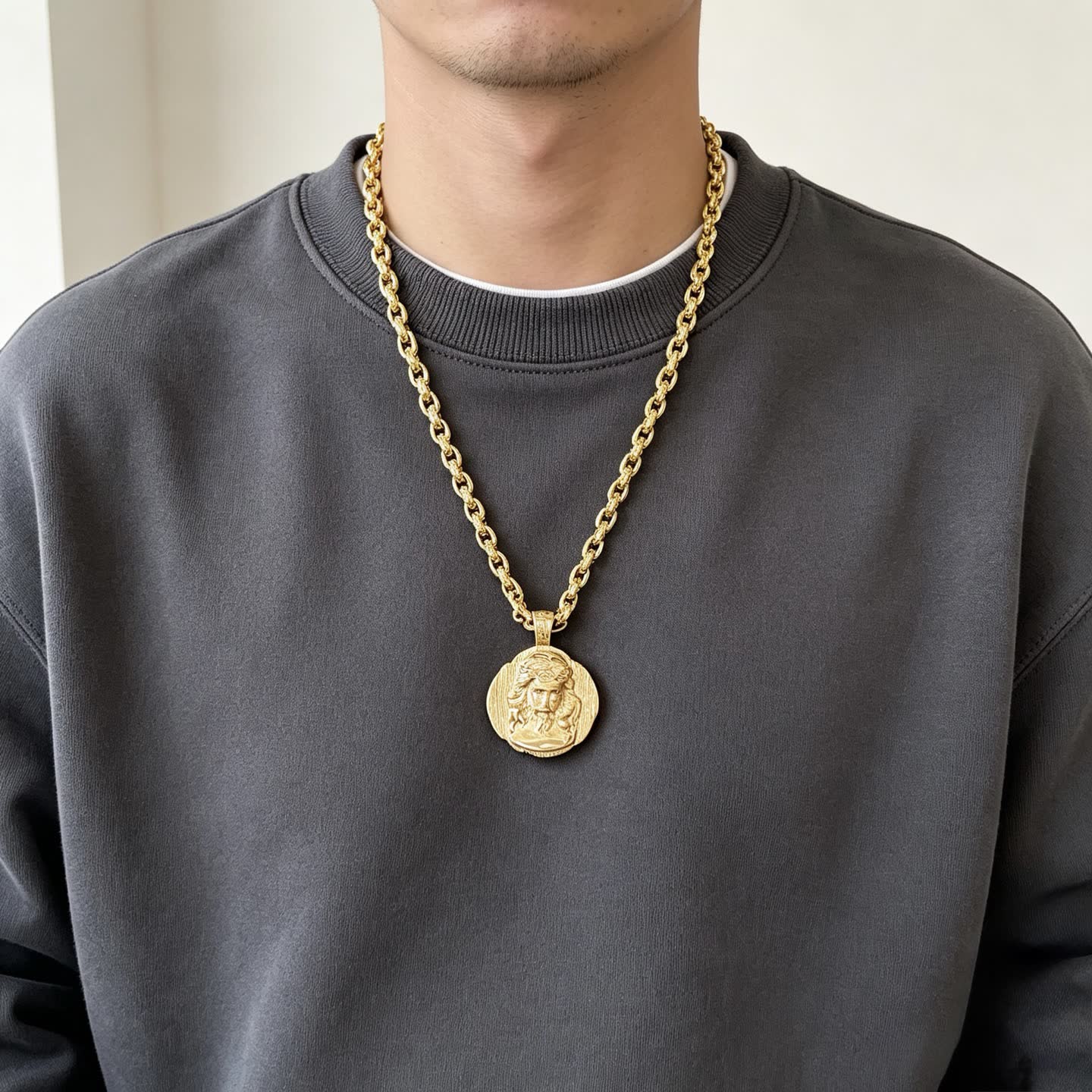 Gucci Medallion Necklace
