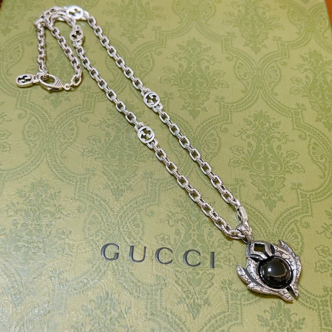 Gucci Dragon Pendant Necklace