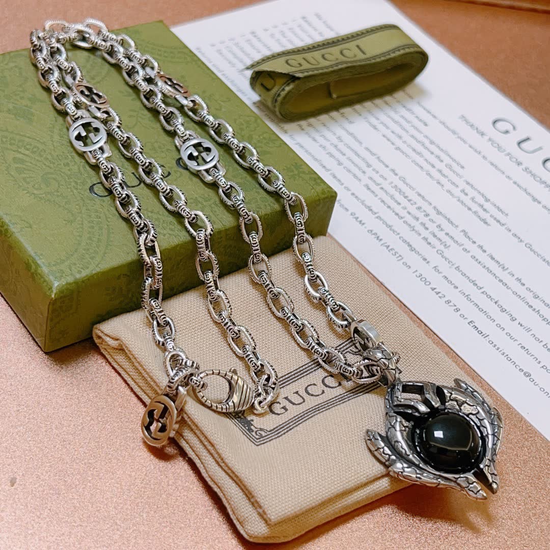 Gucci Dragon Pendant Necklace