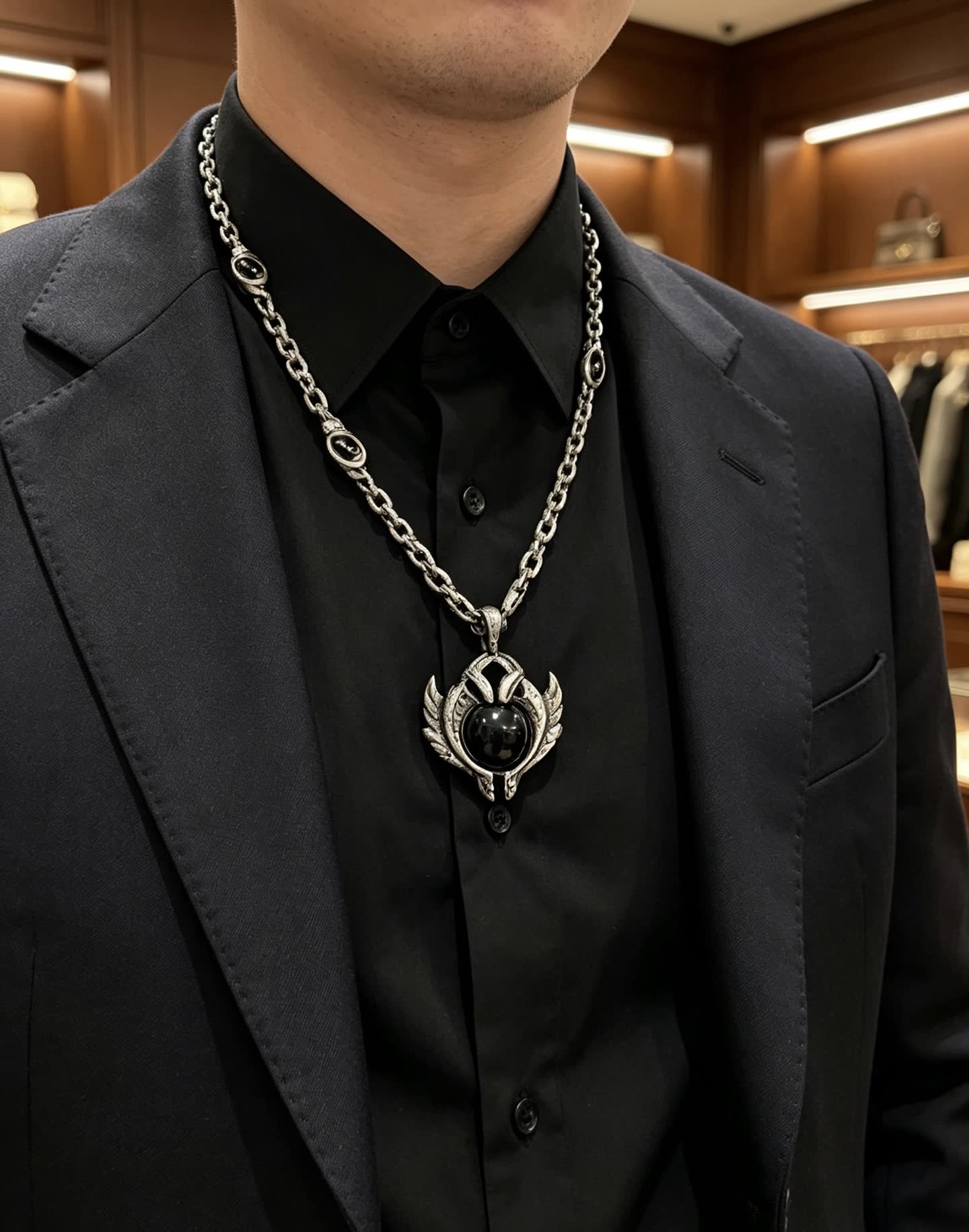 Gucci Dragon Pendant Necklace