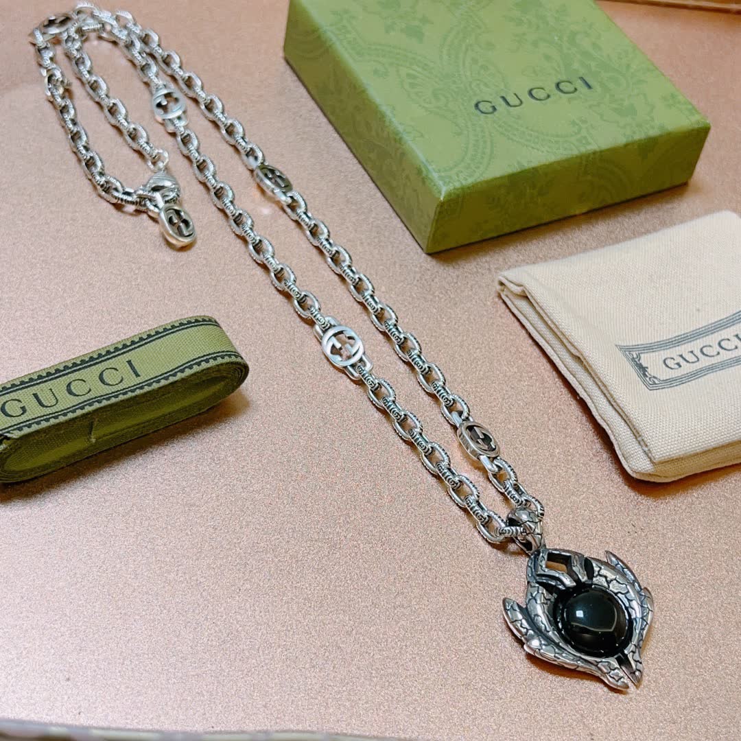 Gucci Dragon Pendant Necklace
