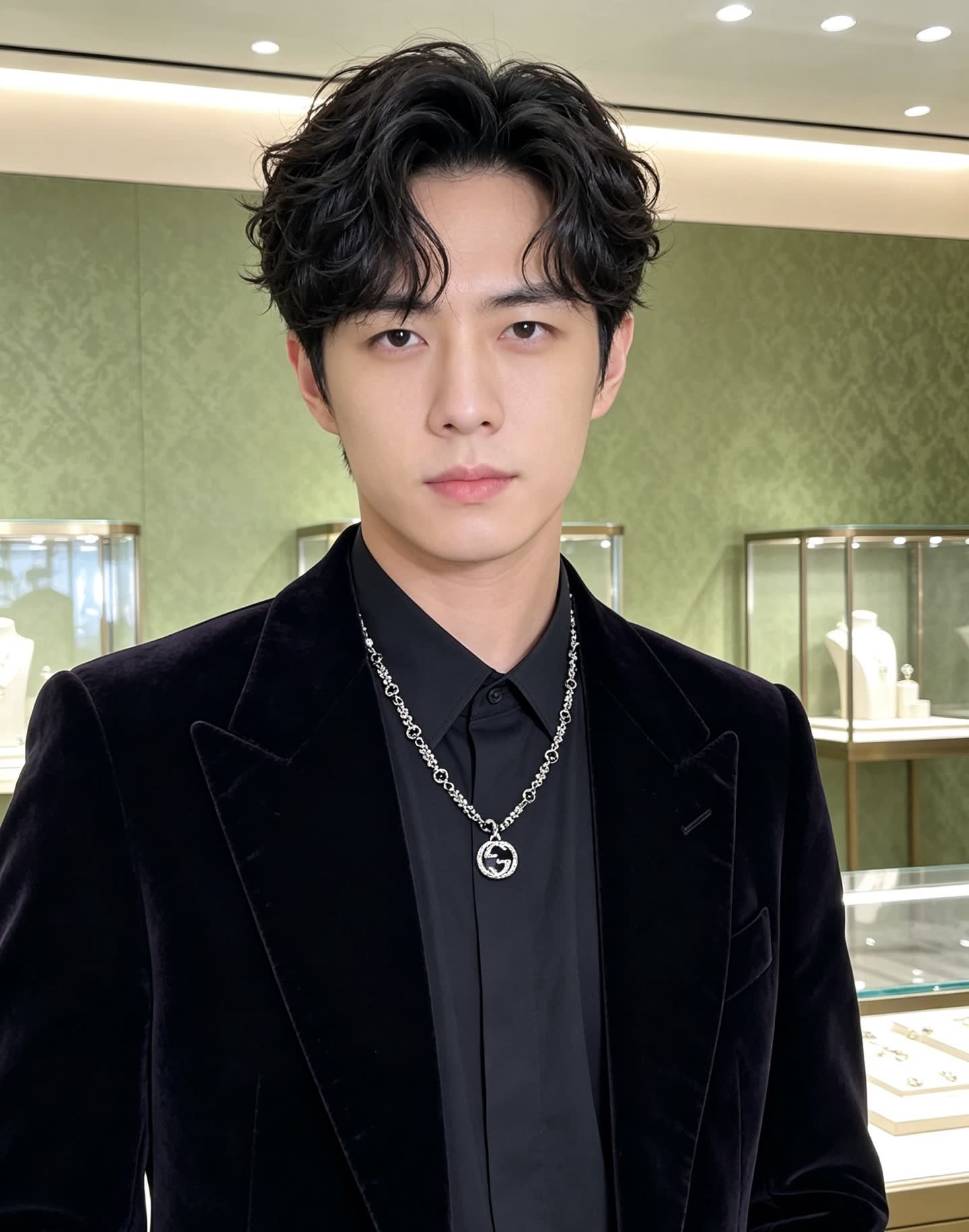Gucci Interlocking G Silver Necklace