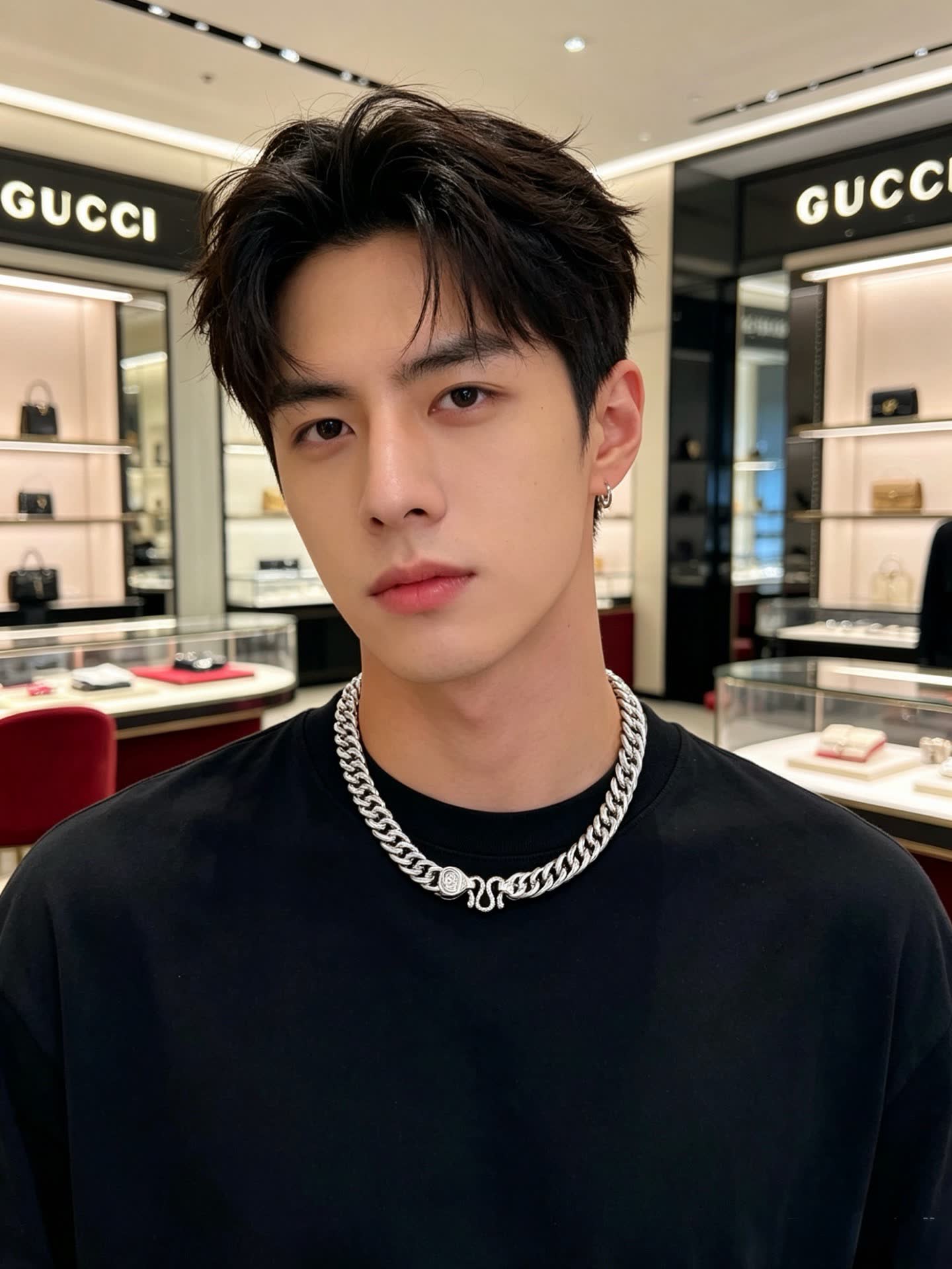 Gucci Silver Chain Necklace