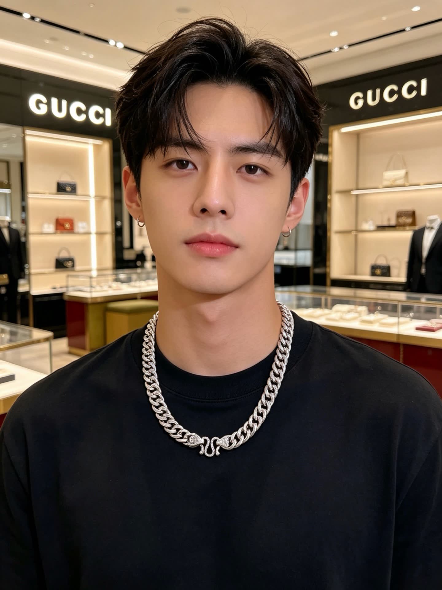 Gucci Silver Chain Necklace