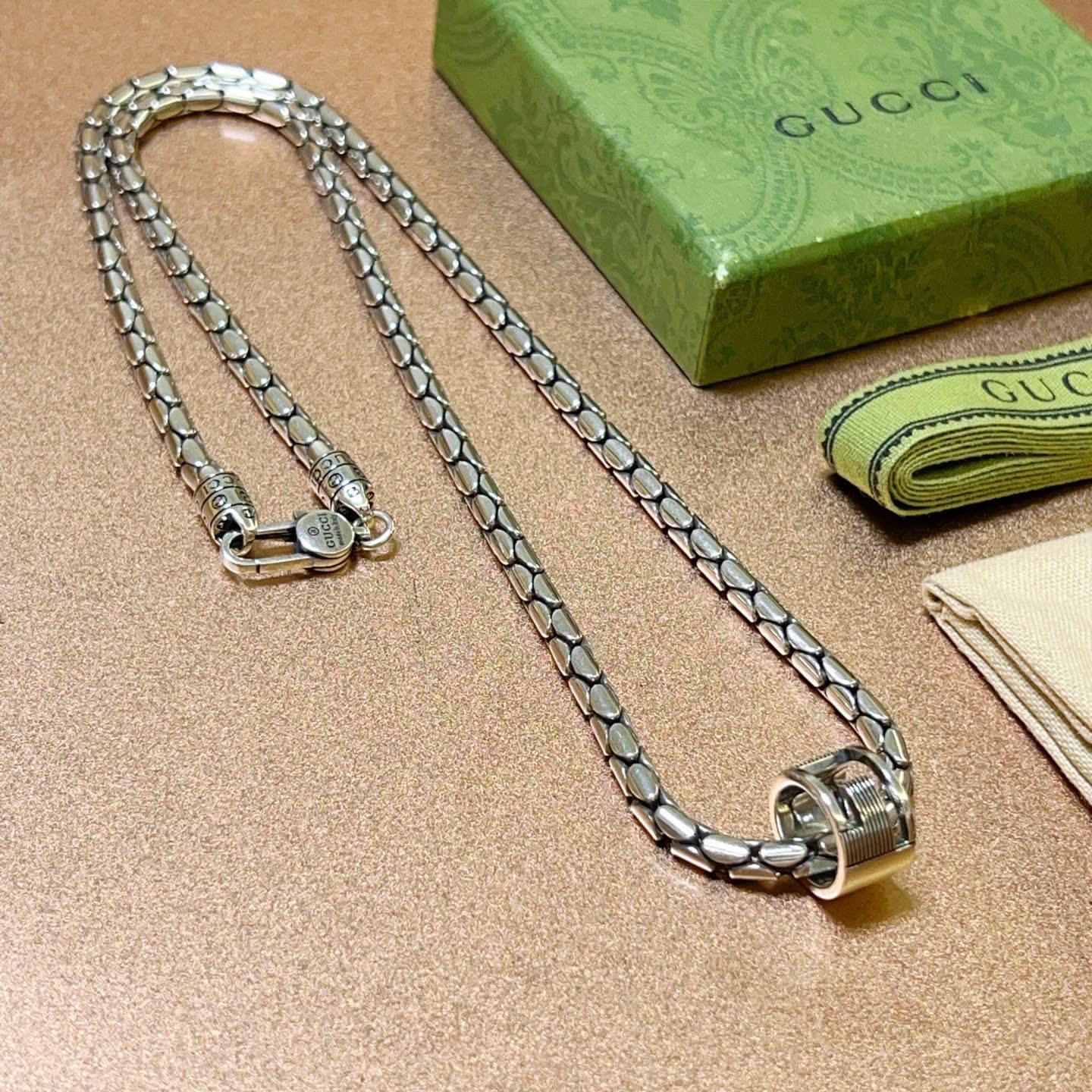 Gucci Silver Chain Necklace
