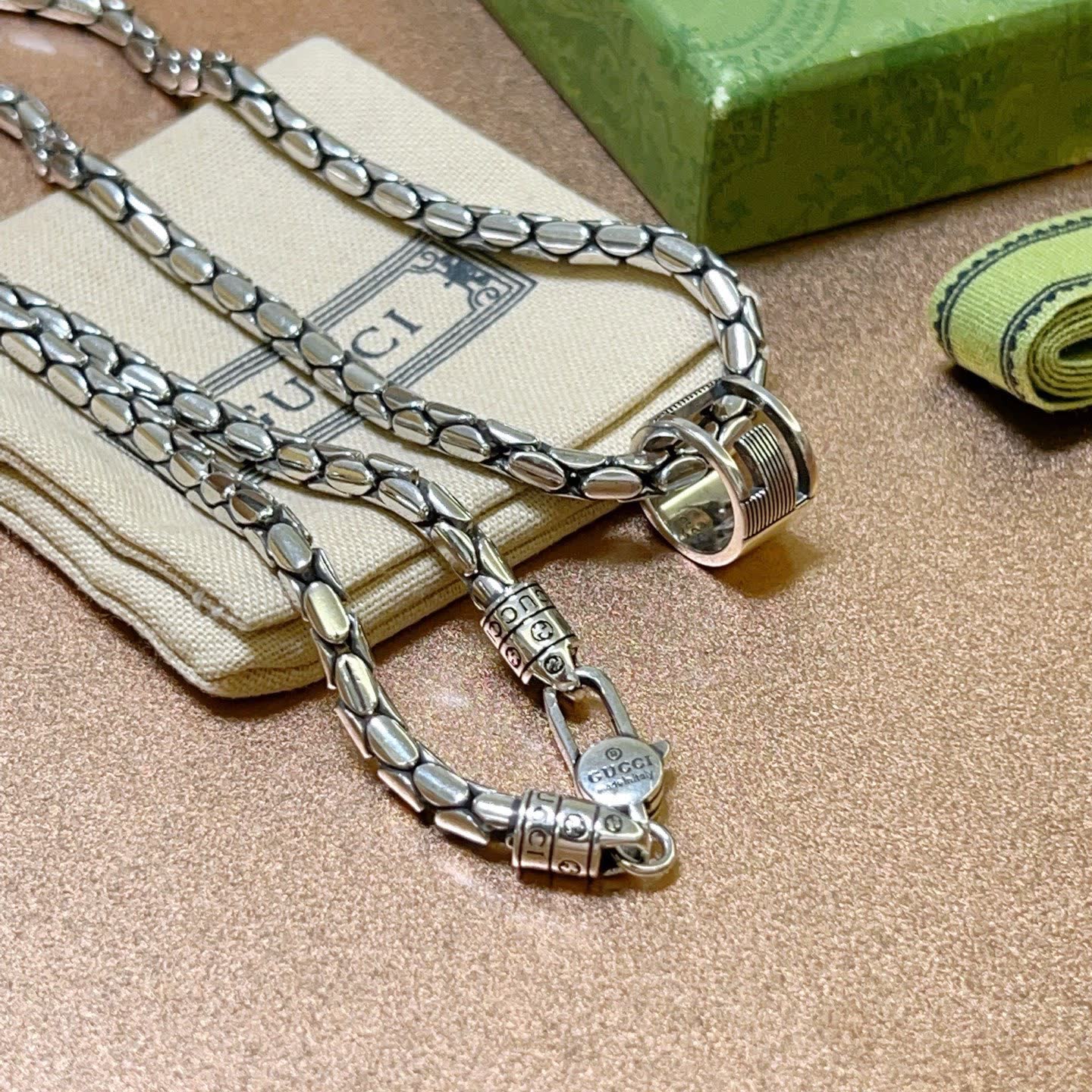 Gucci Silver Chain Necklace