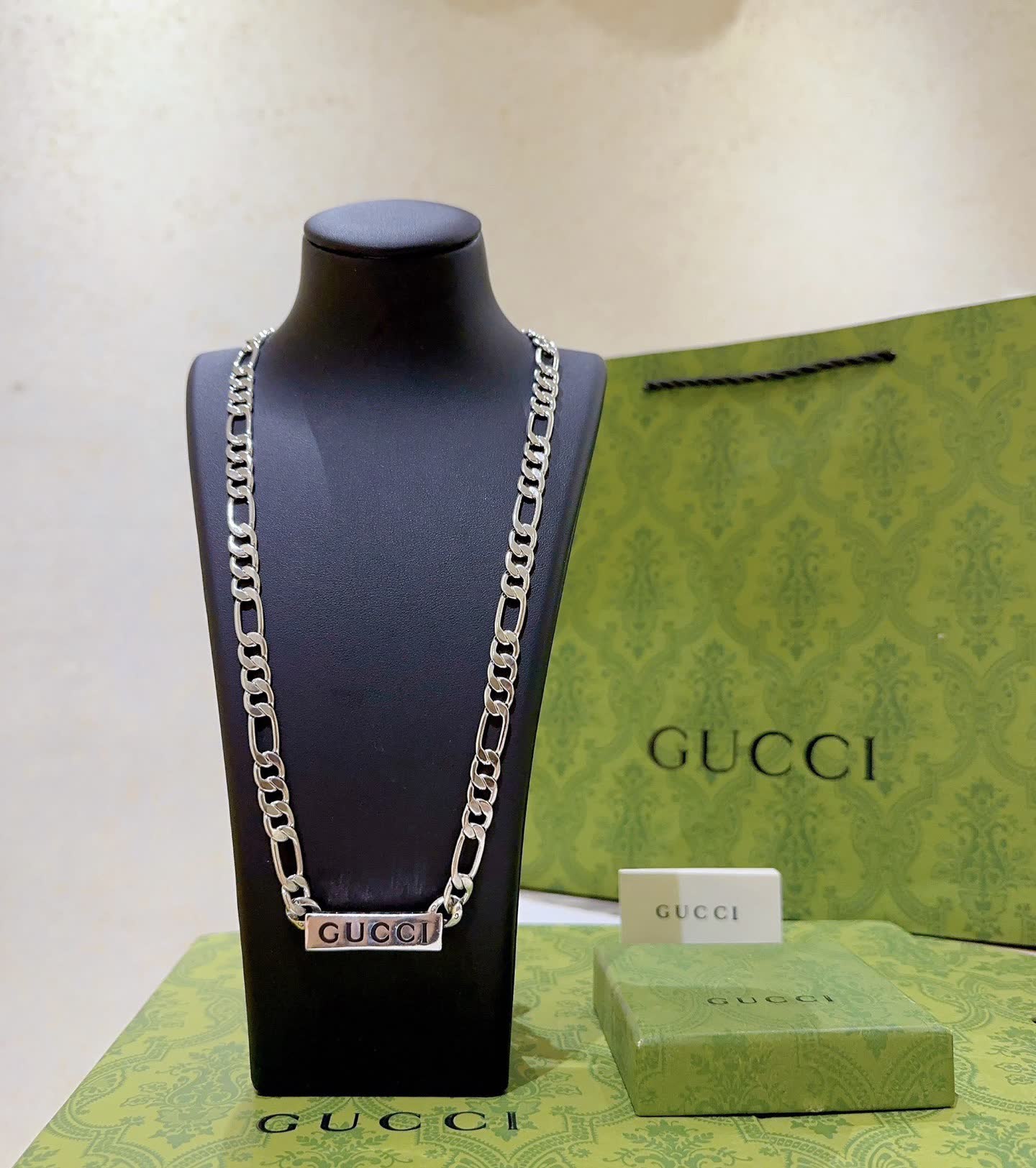 Gucci Silver Chain Necklace