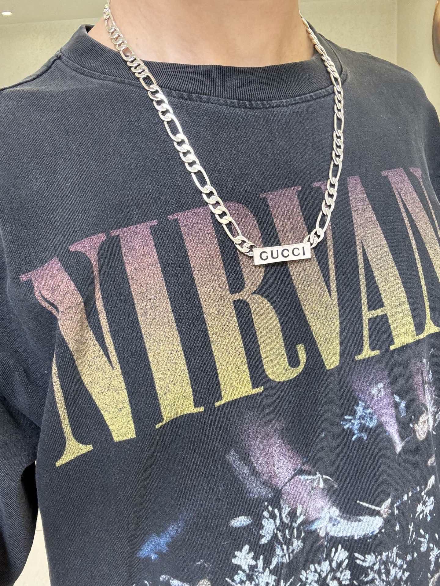 Gucci Silver Chain Necklace