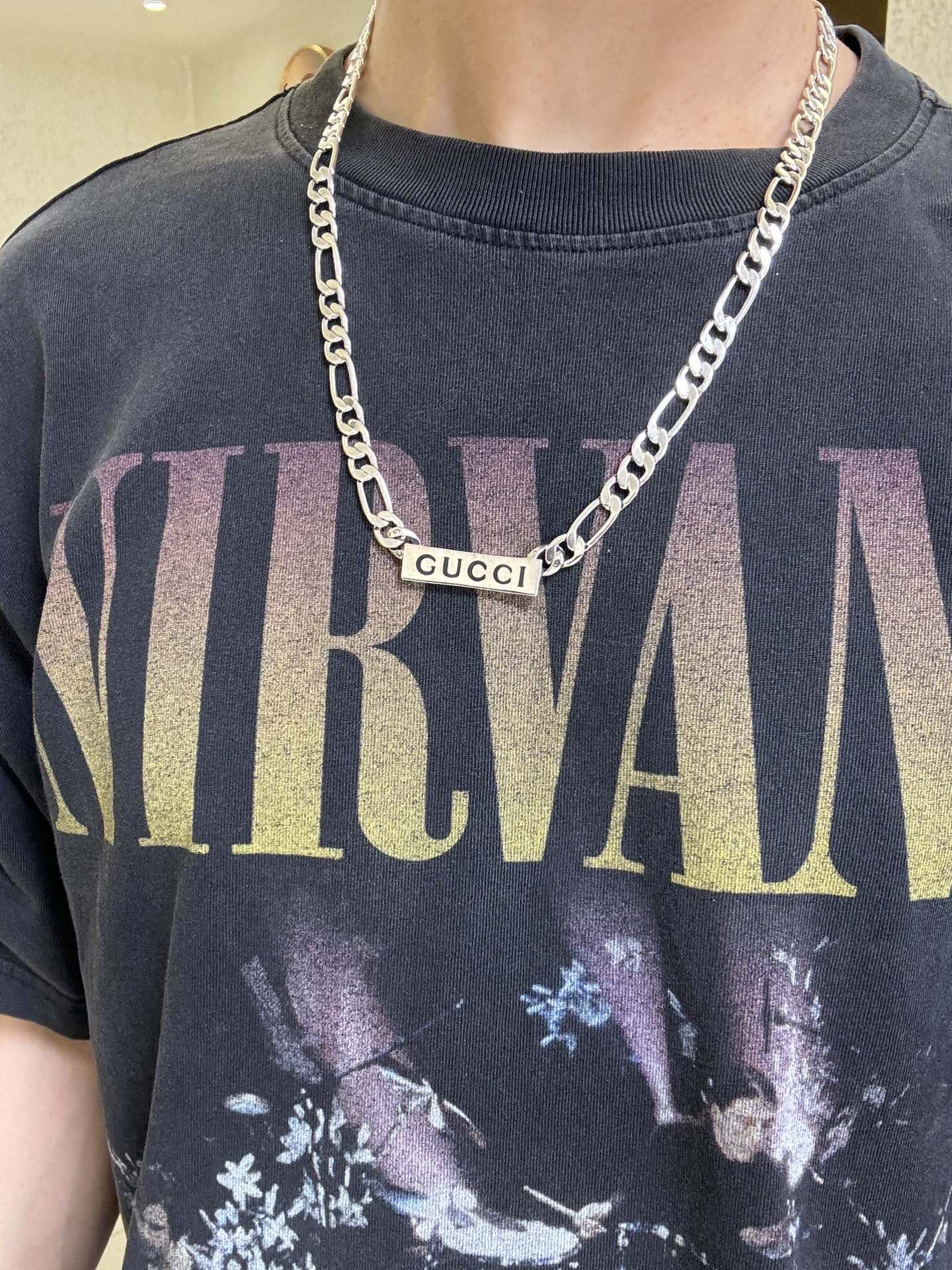 Gucci Silver Chain Necklace