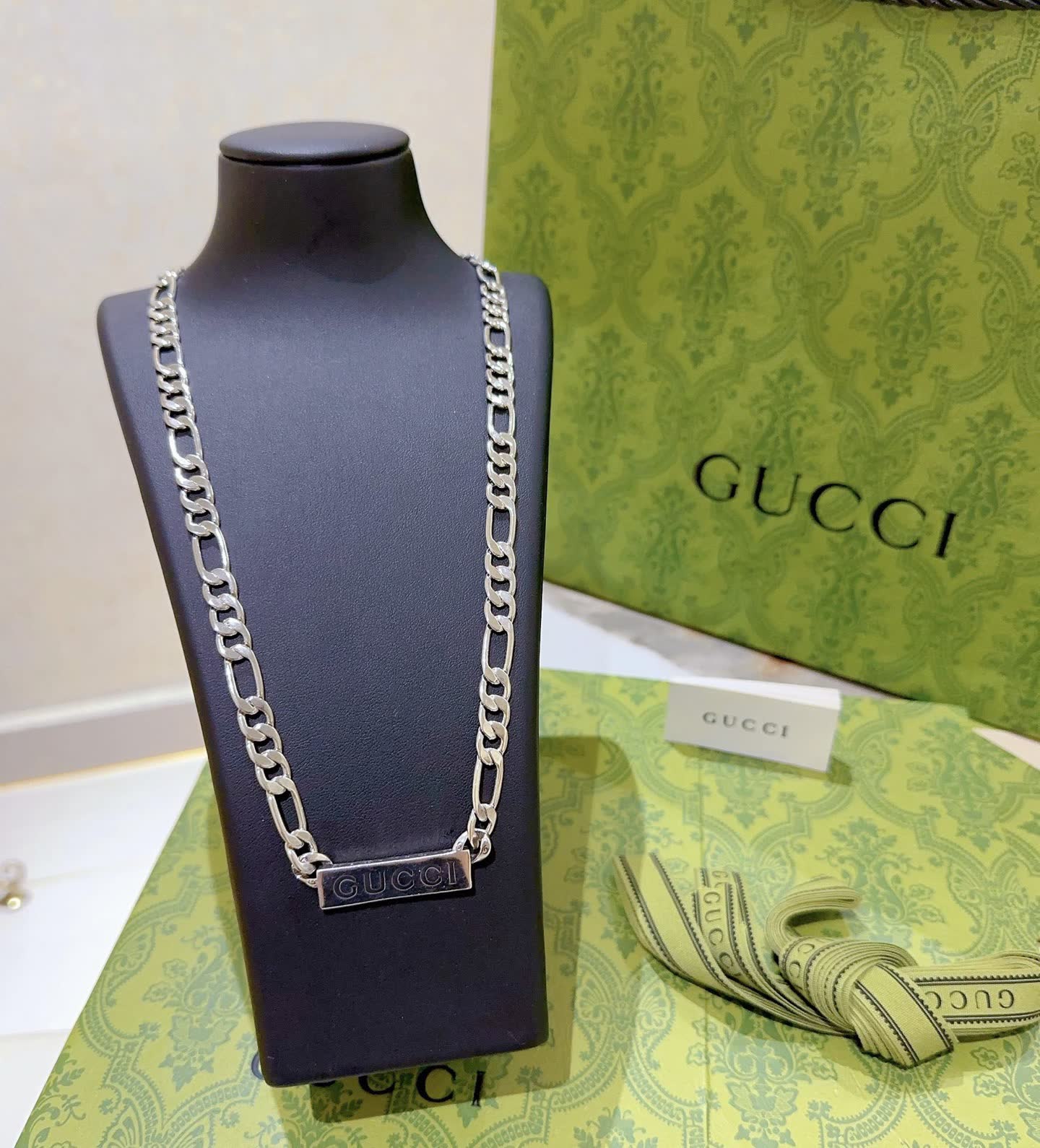 Gucci Silver Chain Necklace