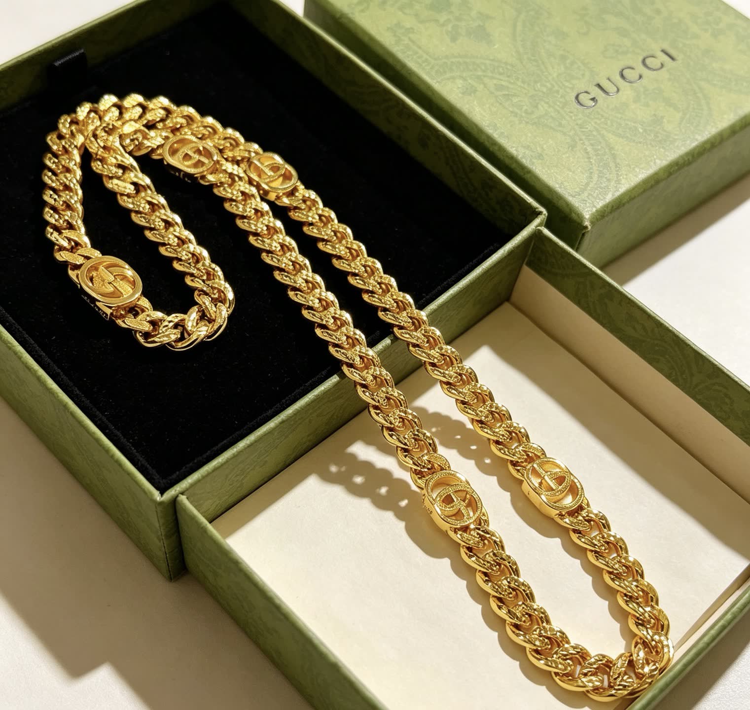 Gucci Gold Chain Necklace Gucci Gold Chain Necklace