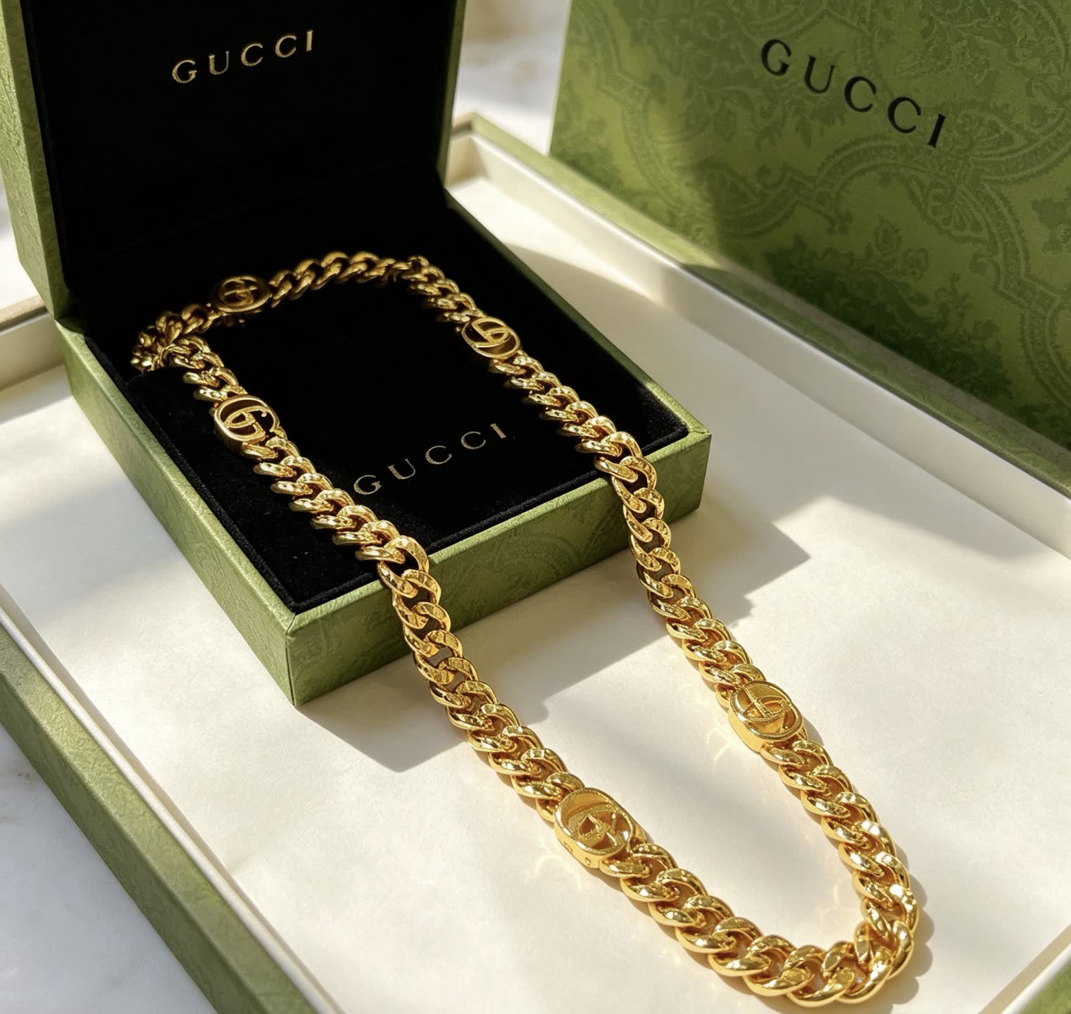 Gucci Gold Chain Necklace