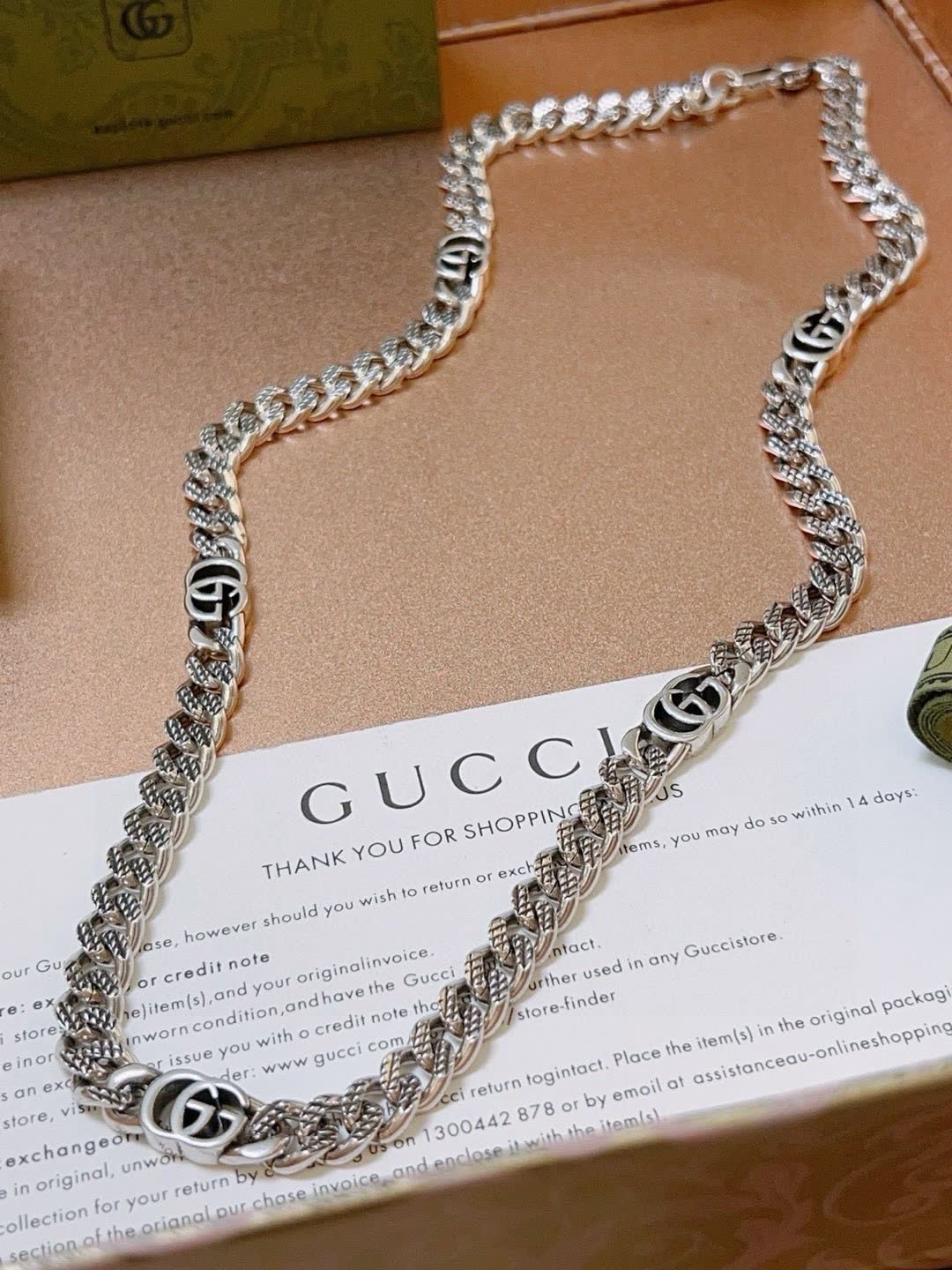 Gucci Silver Chain Necklace