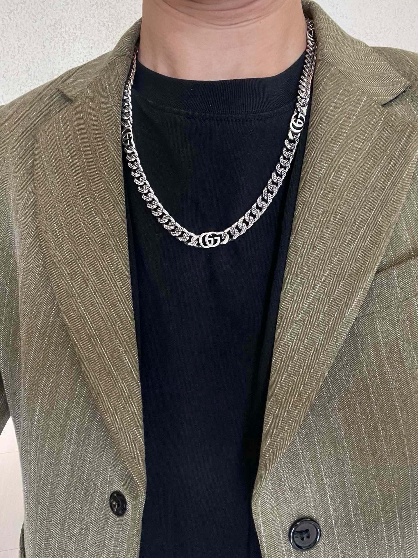 Gucci Silver Chain Necklace