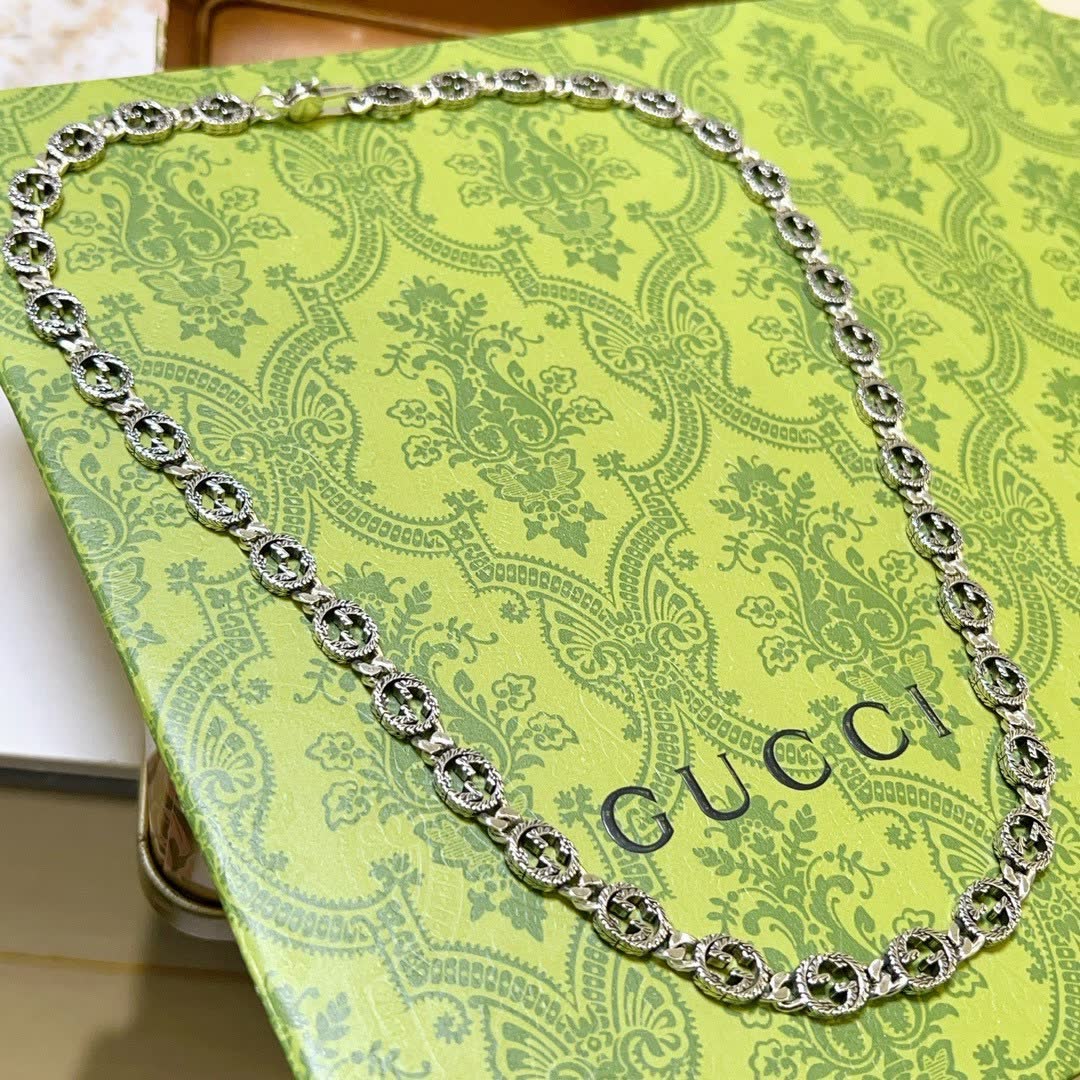 Gucci Silver Chain Necklace
