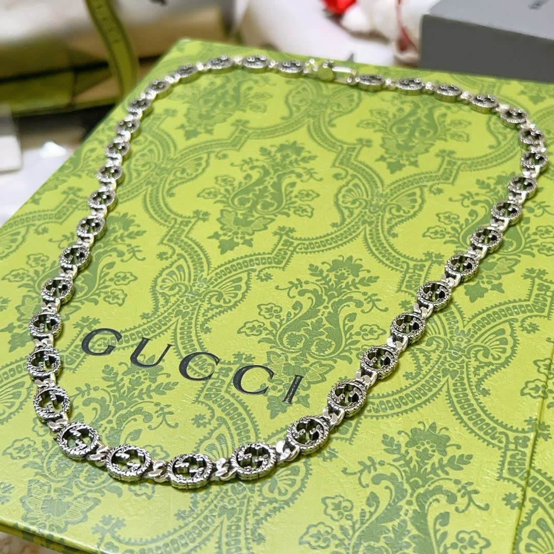 Gucci Silver Chain Necklace