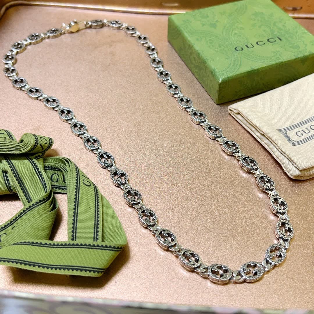 Gucci Silver Chain Necklace