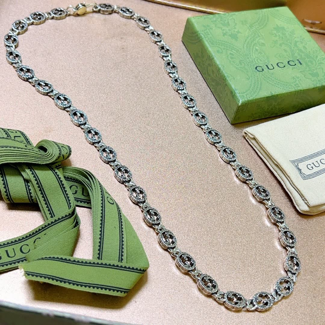 Gucci Silver Chain Necklace