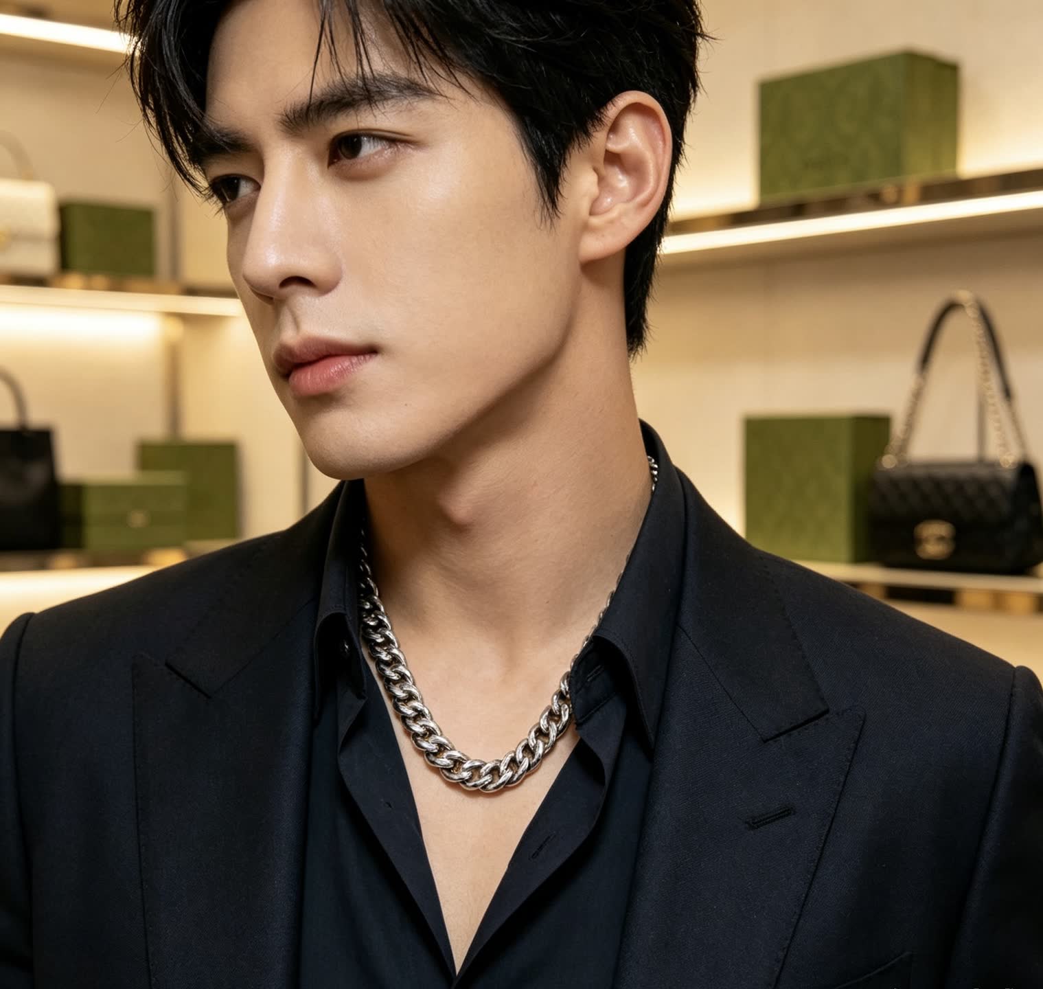 Gucci Silver Chain Necklace