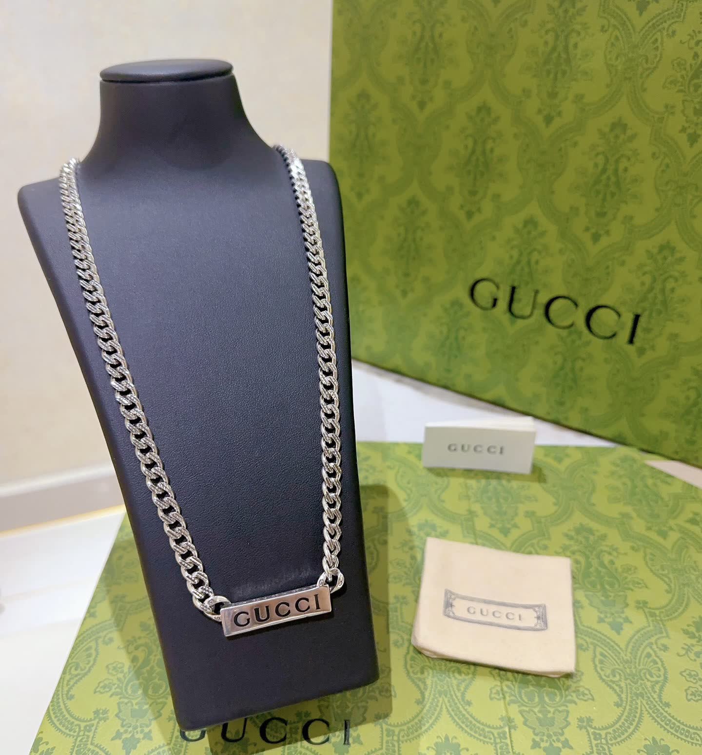 Gucci Silver Chain Necklace