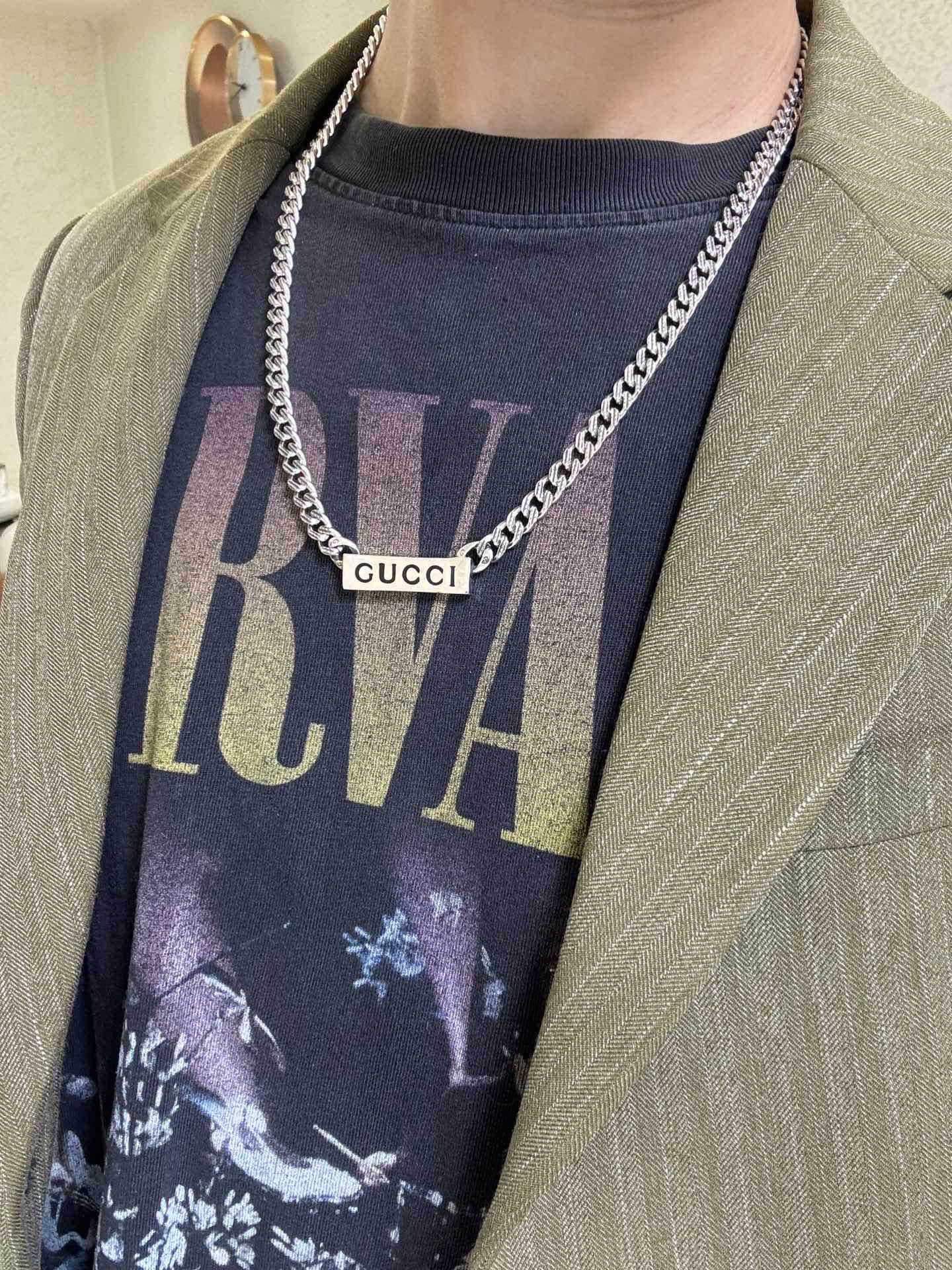 Gucci Silver Chain Necklace