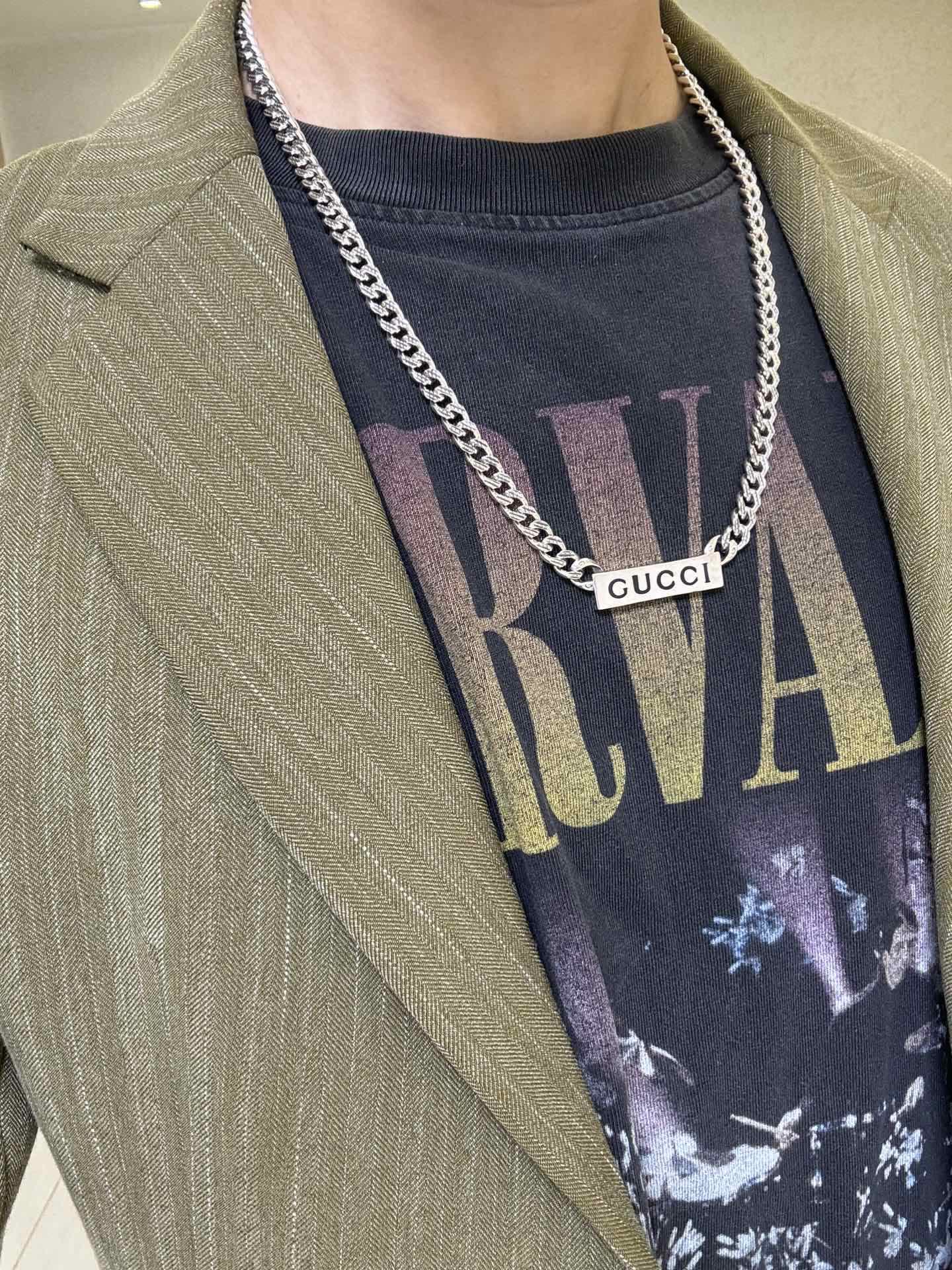Gucci Silver Chain Necklace