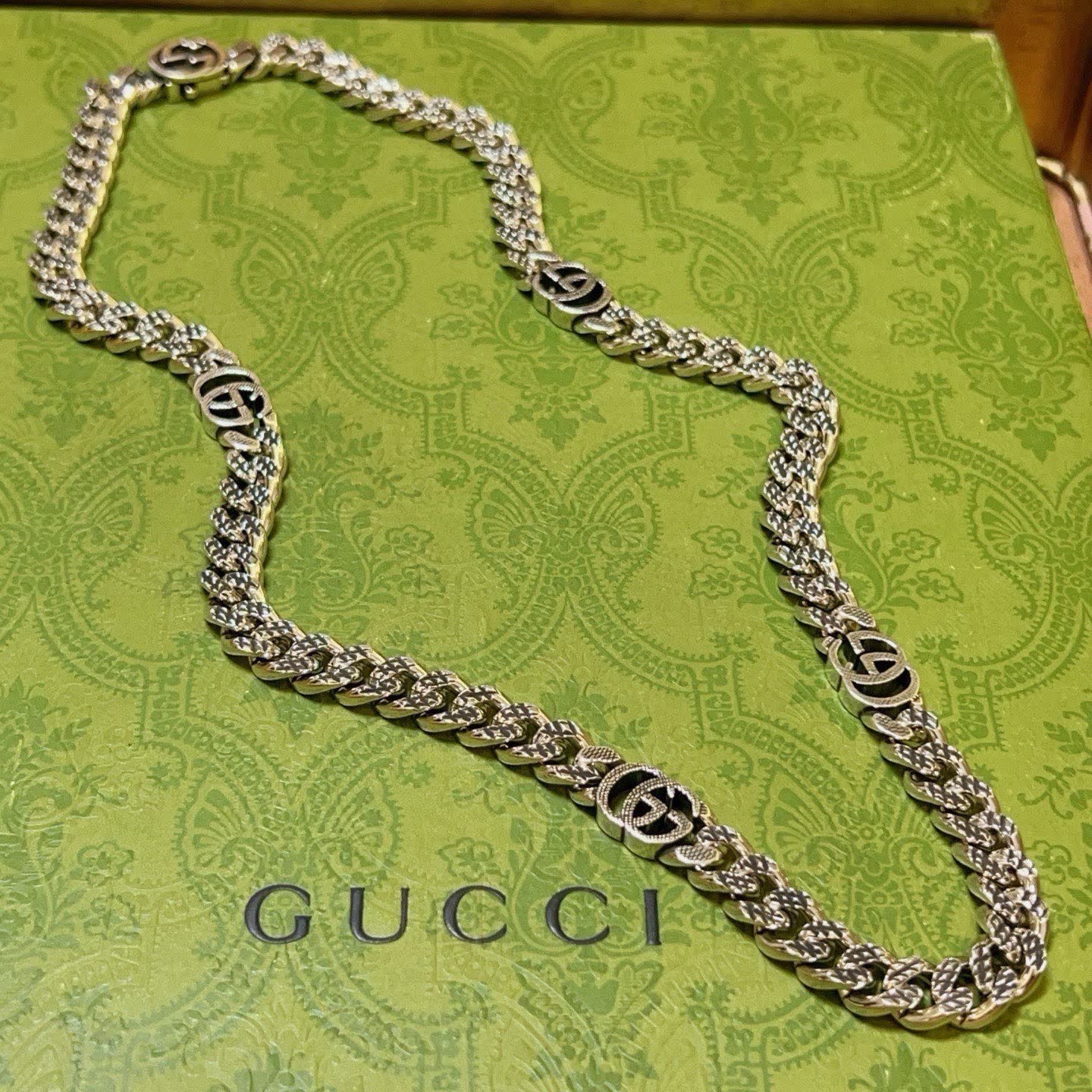 Gucci Silver Chain Necklace