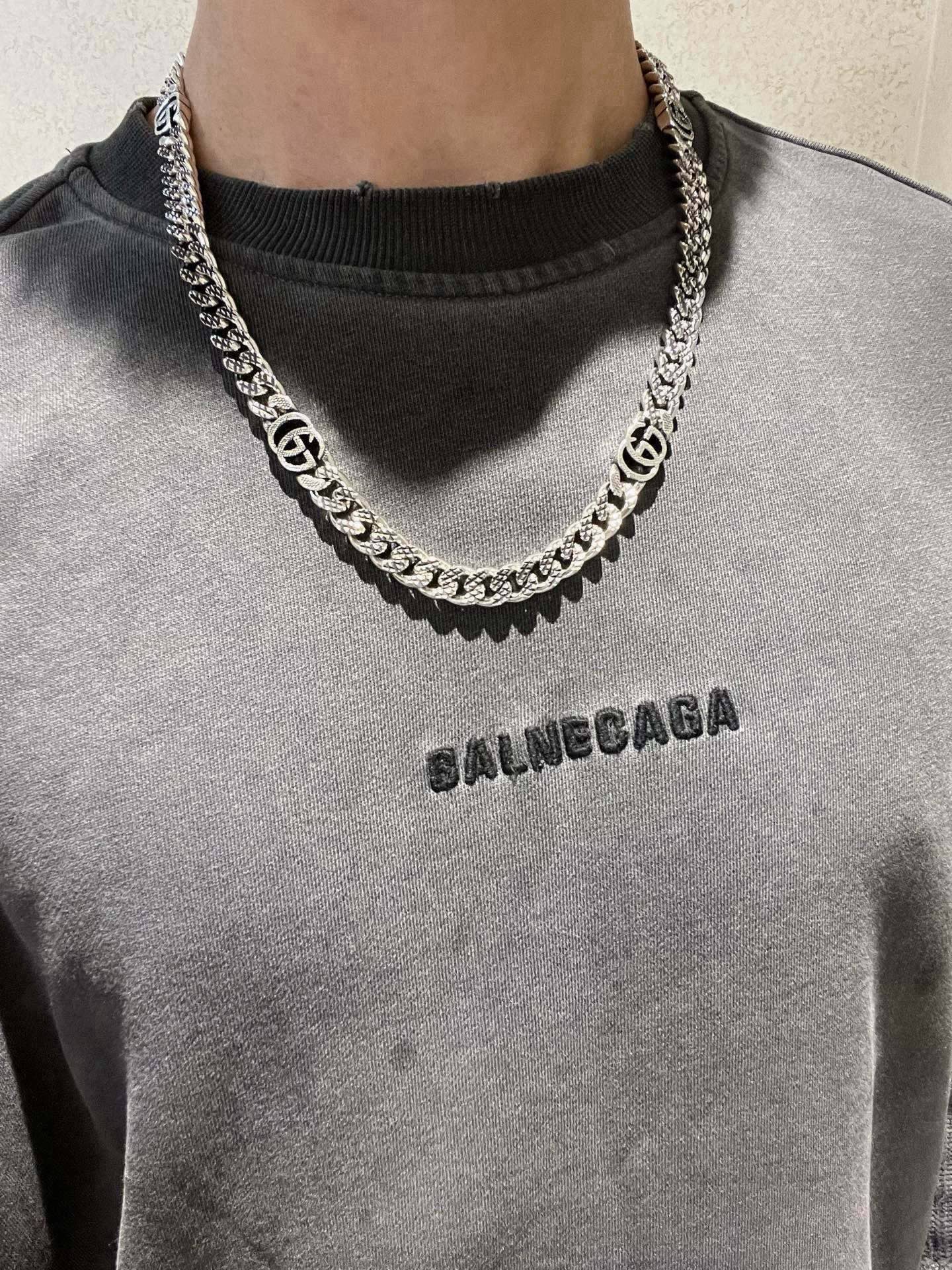 Gucci Silver Chain Necklace