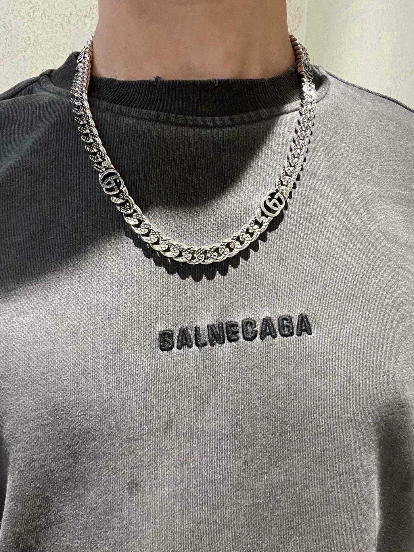 Gucci Silver Chain Necklace