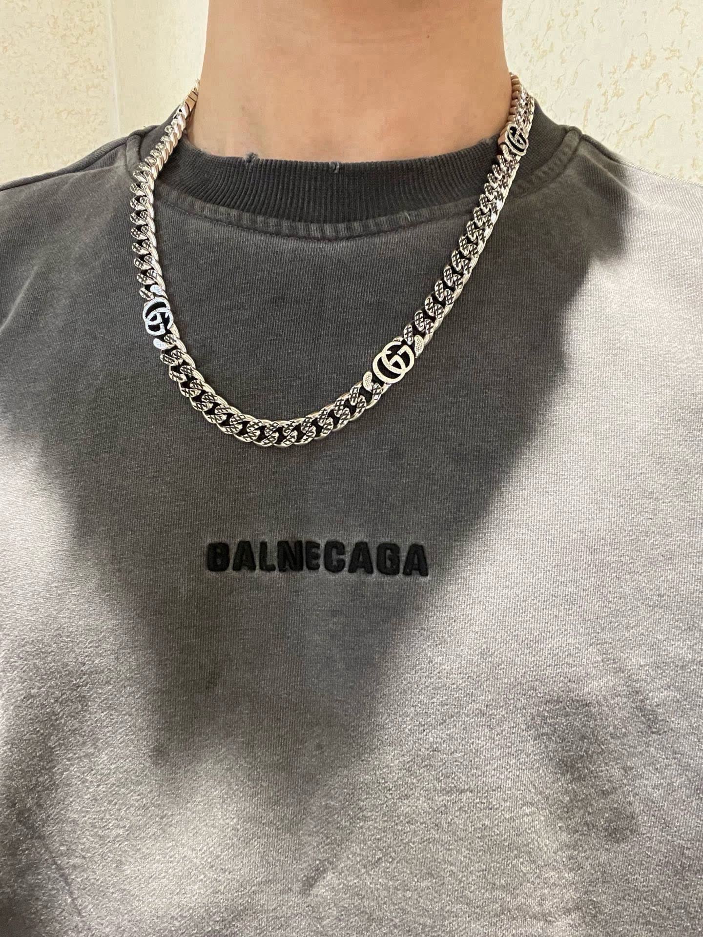 Gucci Silver Chain Necklace