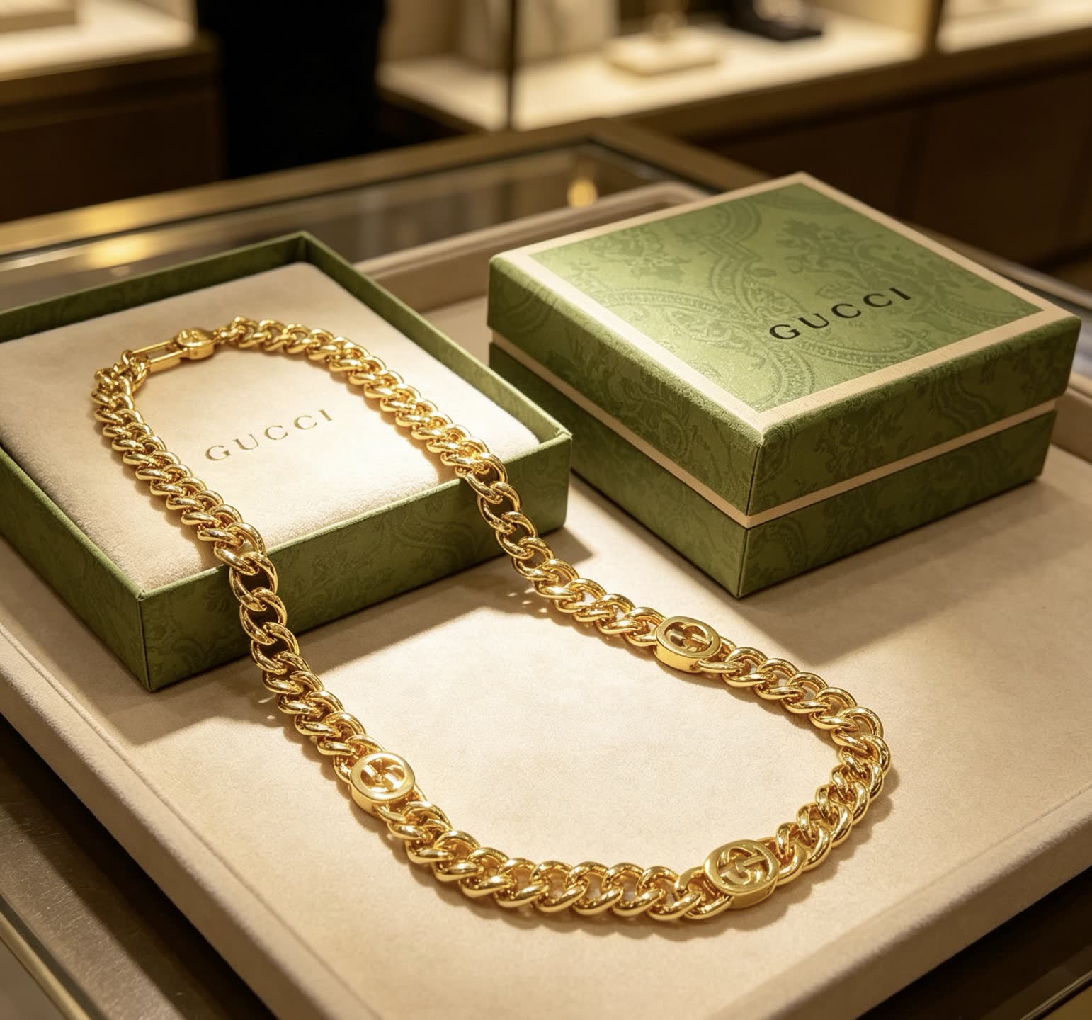 Gucci Gold Chain Necklace