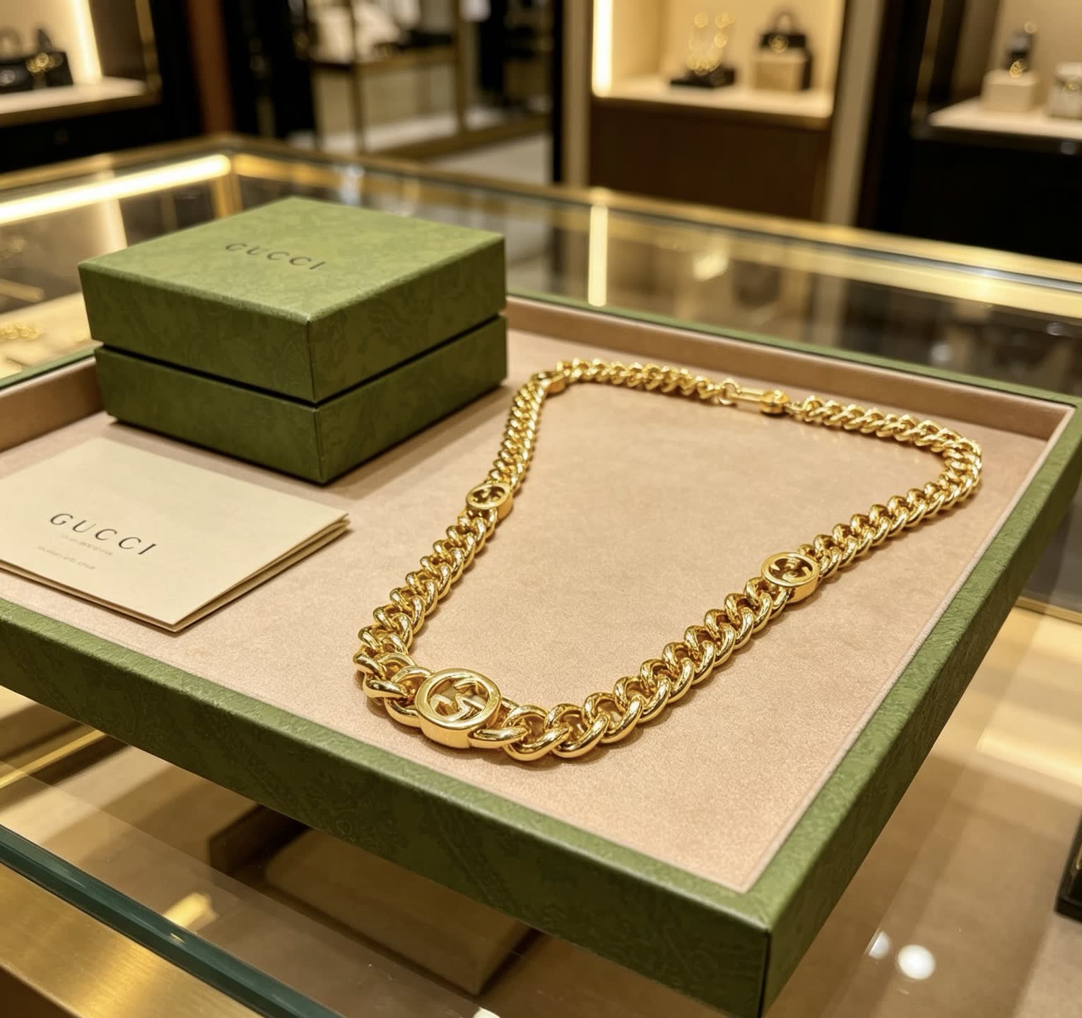 Gucci Gold Chain Necklace