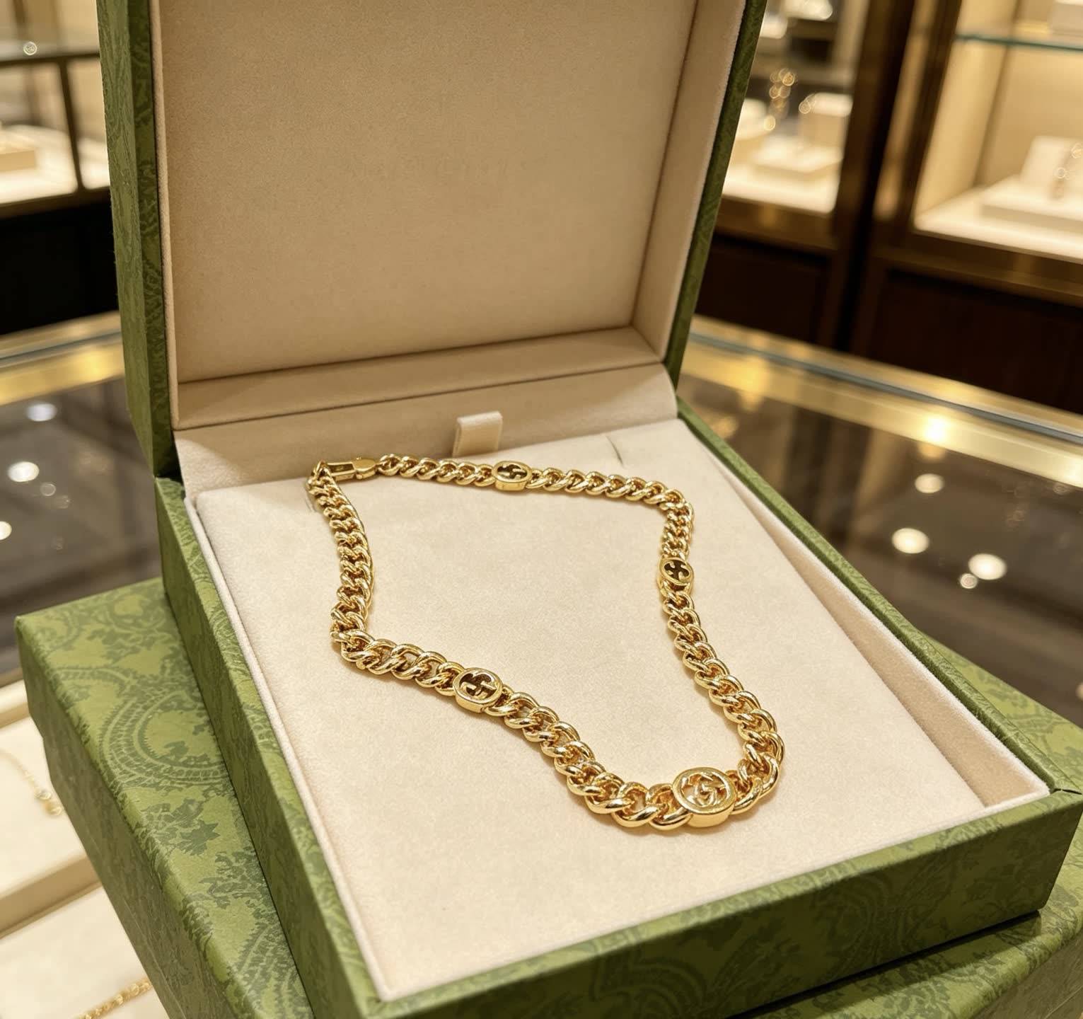 Gucci Gold Chain Necklace
