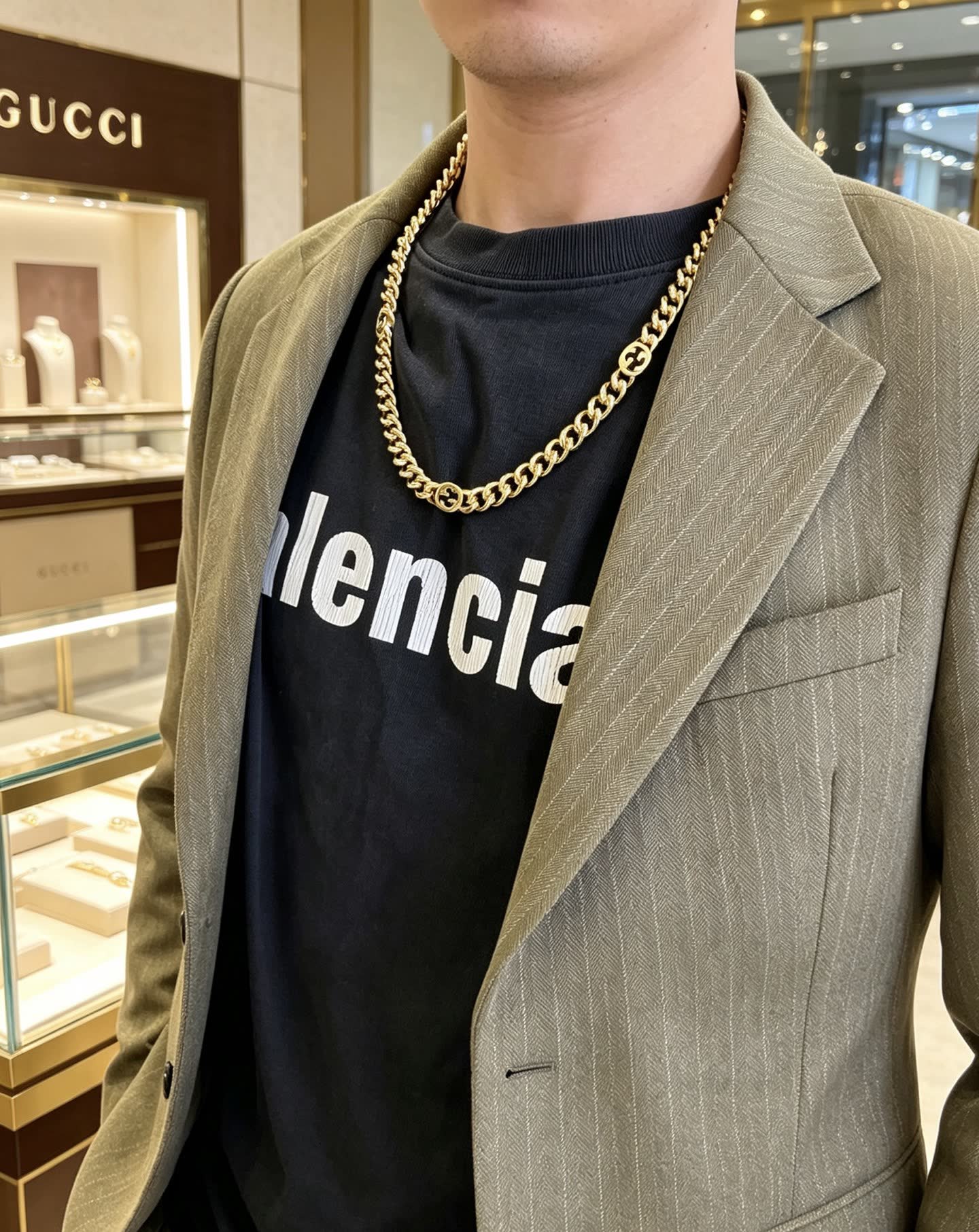 Gucci Gold Chain Necklace