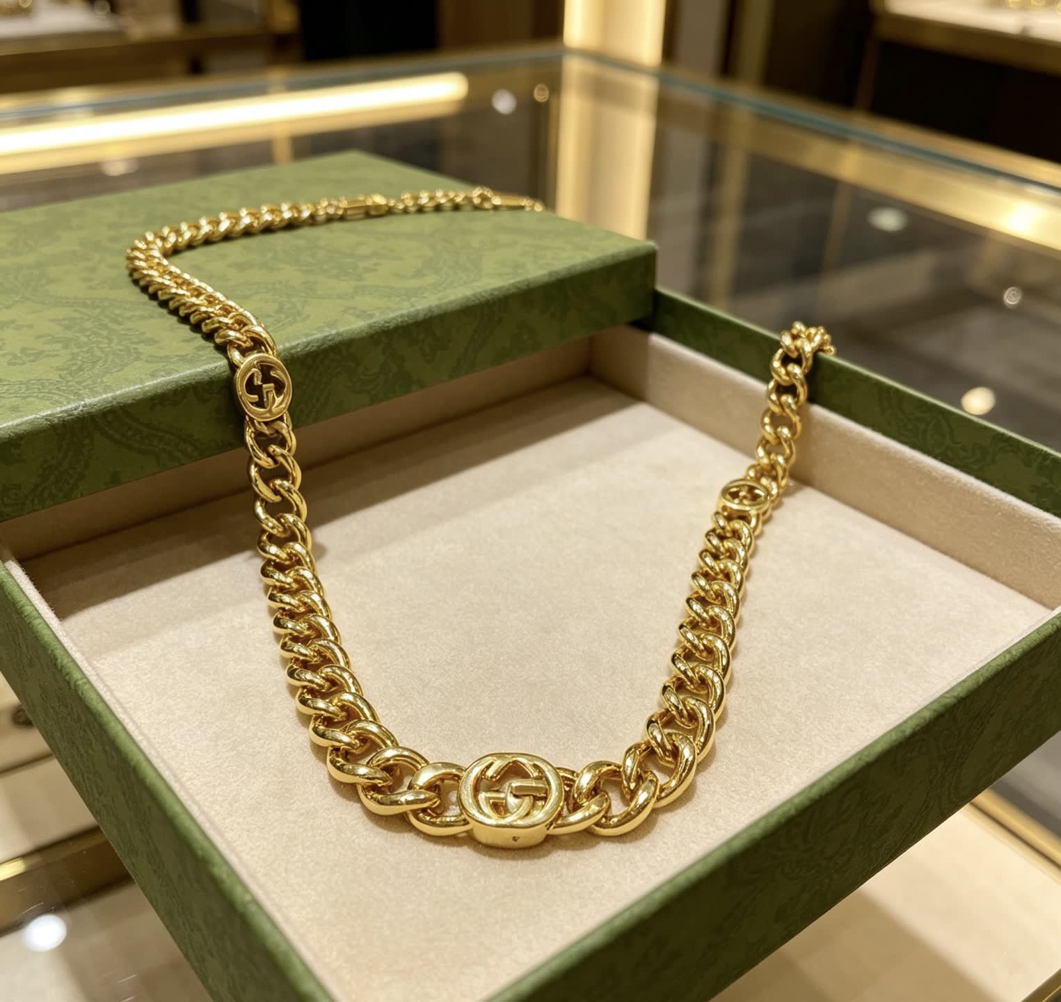 Gucci Gold Chain Necklace