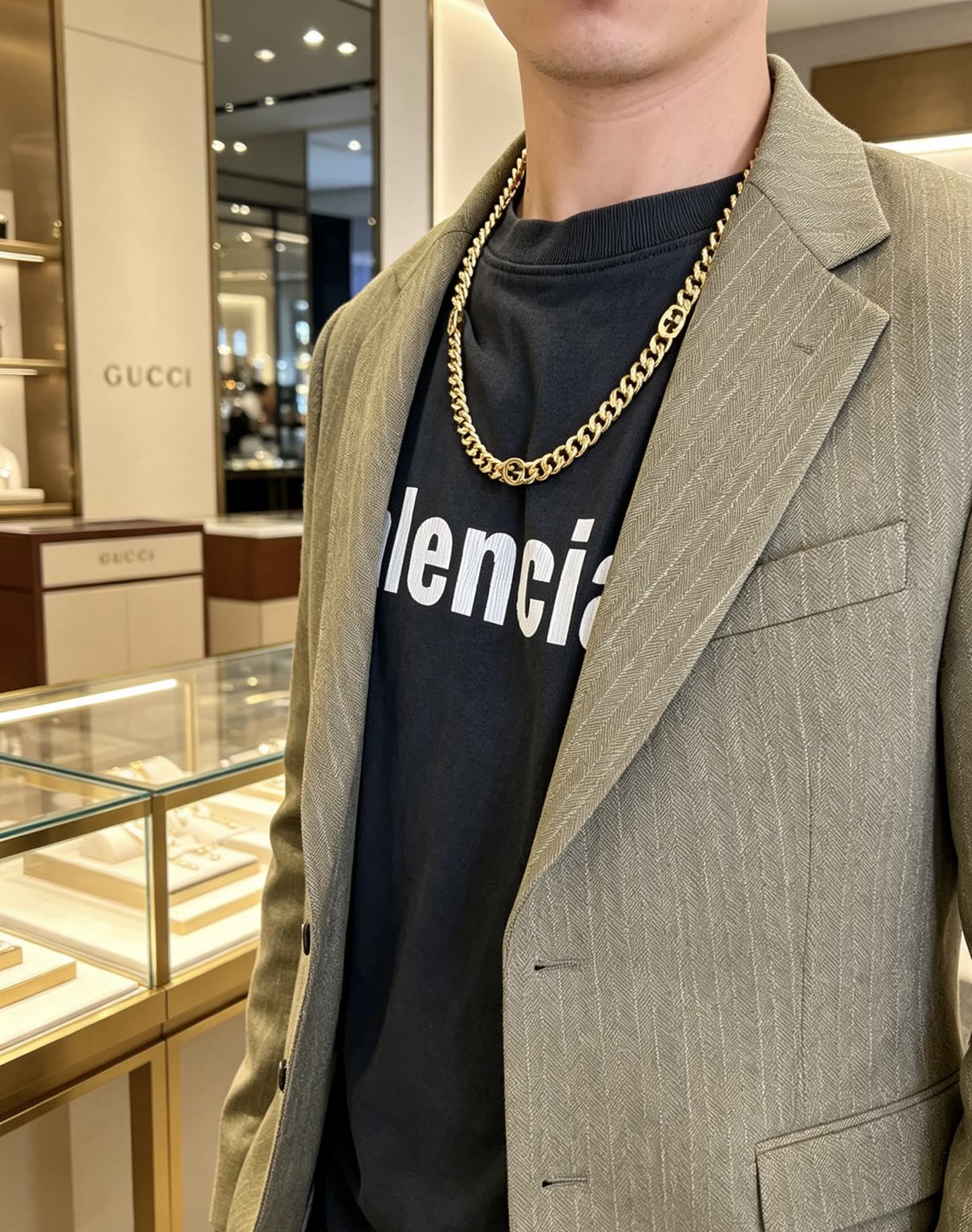Gucci Gold Chain Necklace
