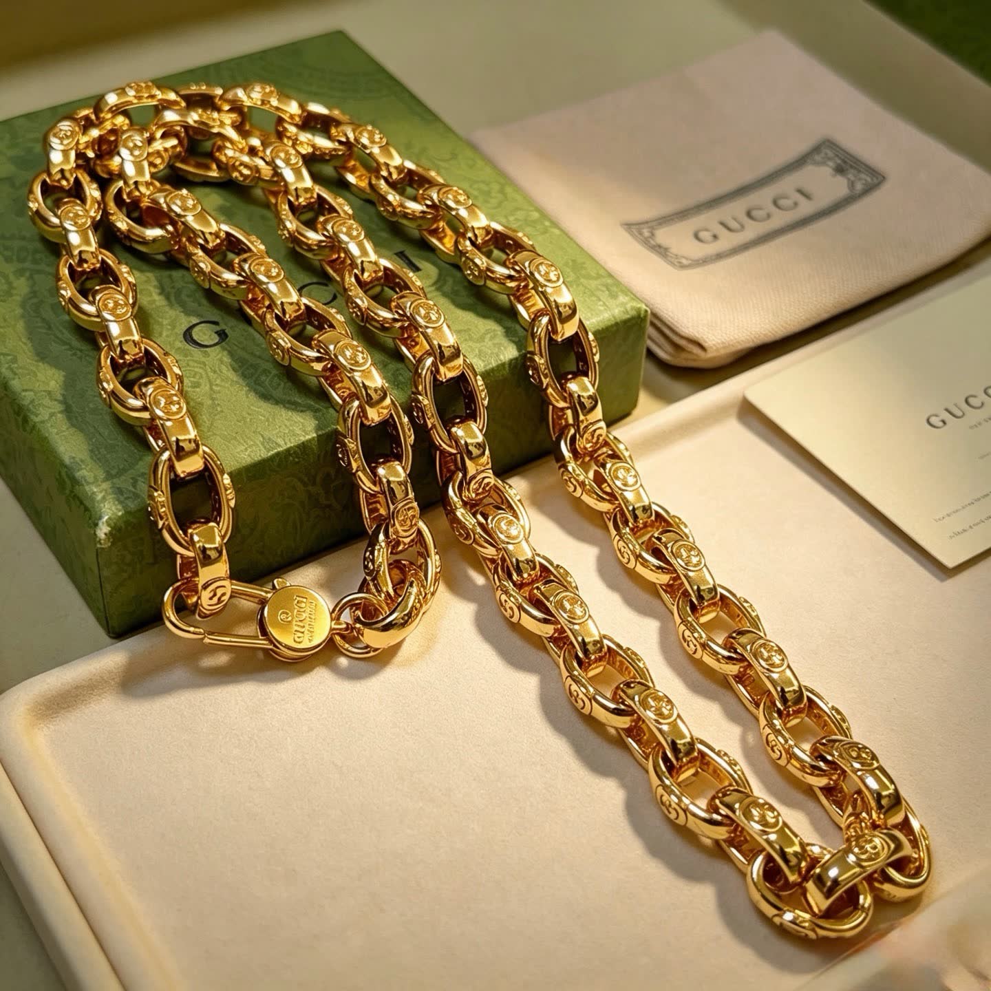 Gucci Gold Chain Necklace
