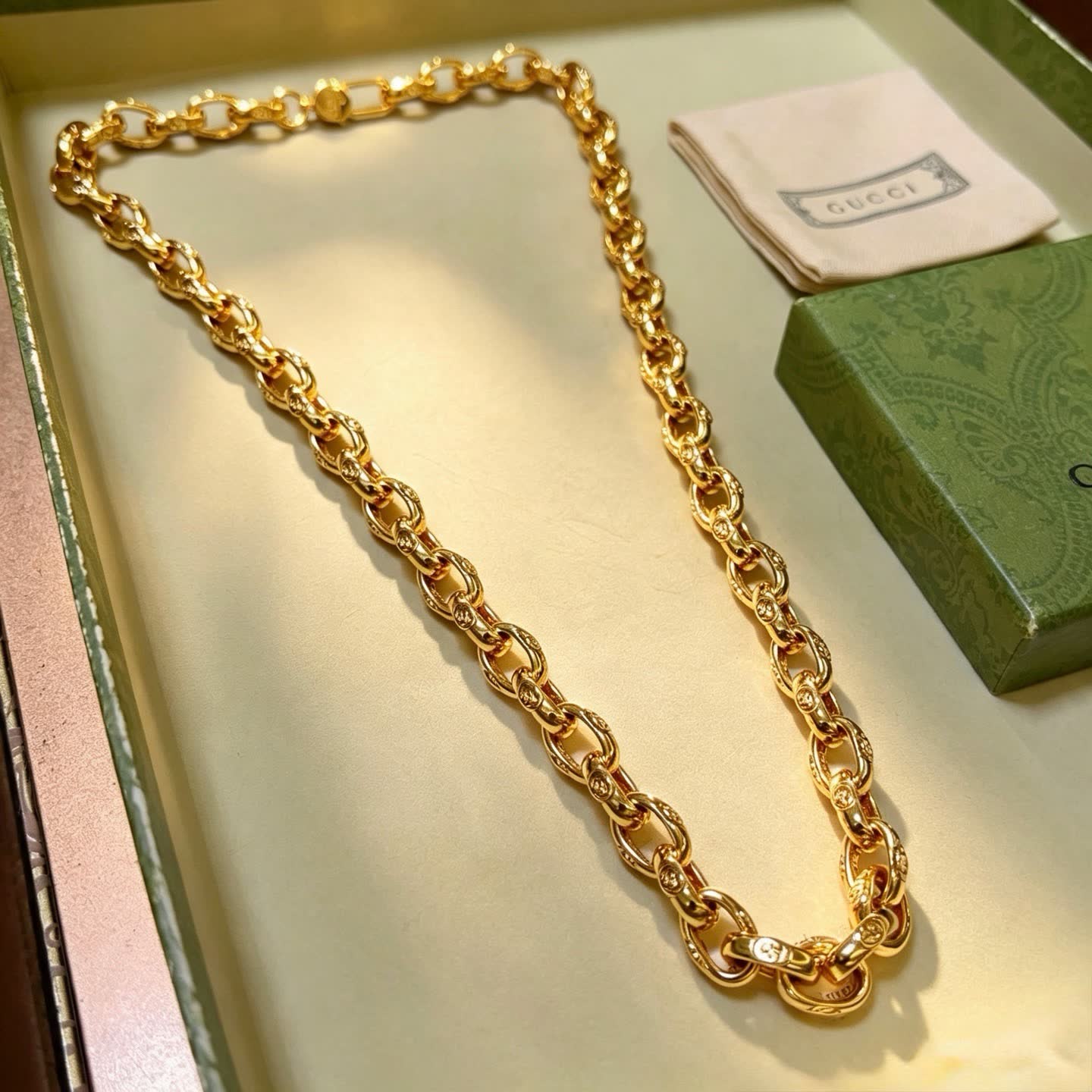 Gucci Gold Chain Necklace