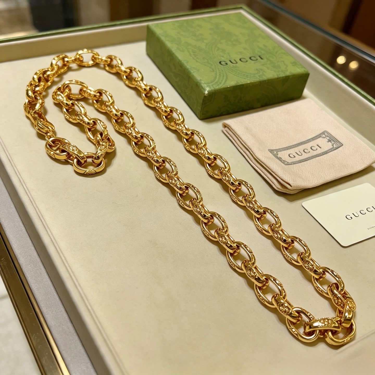 Gucci Gold Chain Necklace